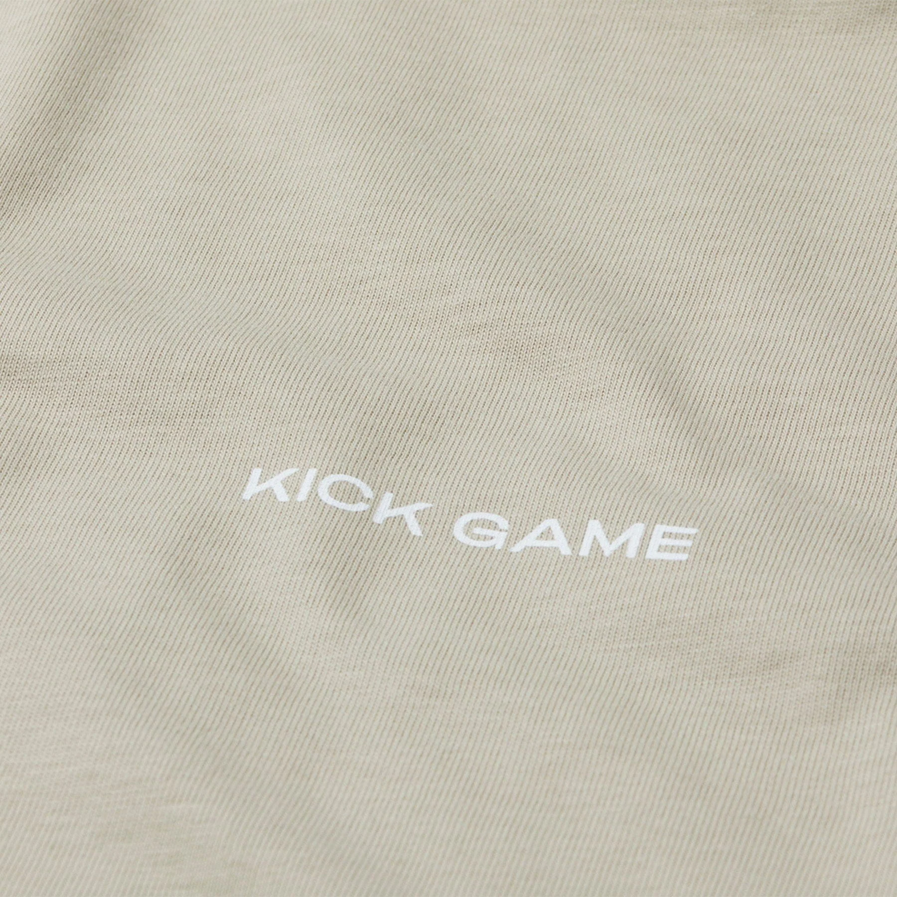Kick Game Logo T-Shirt 'Feather Grey' - Image 3