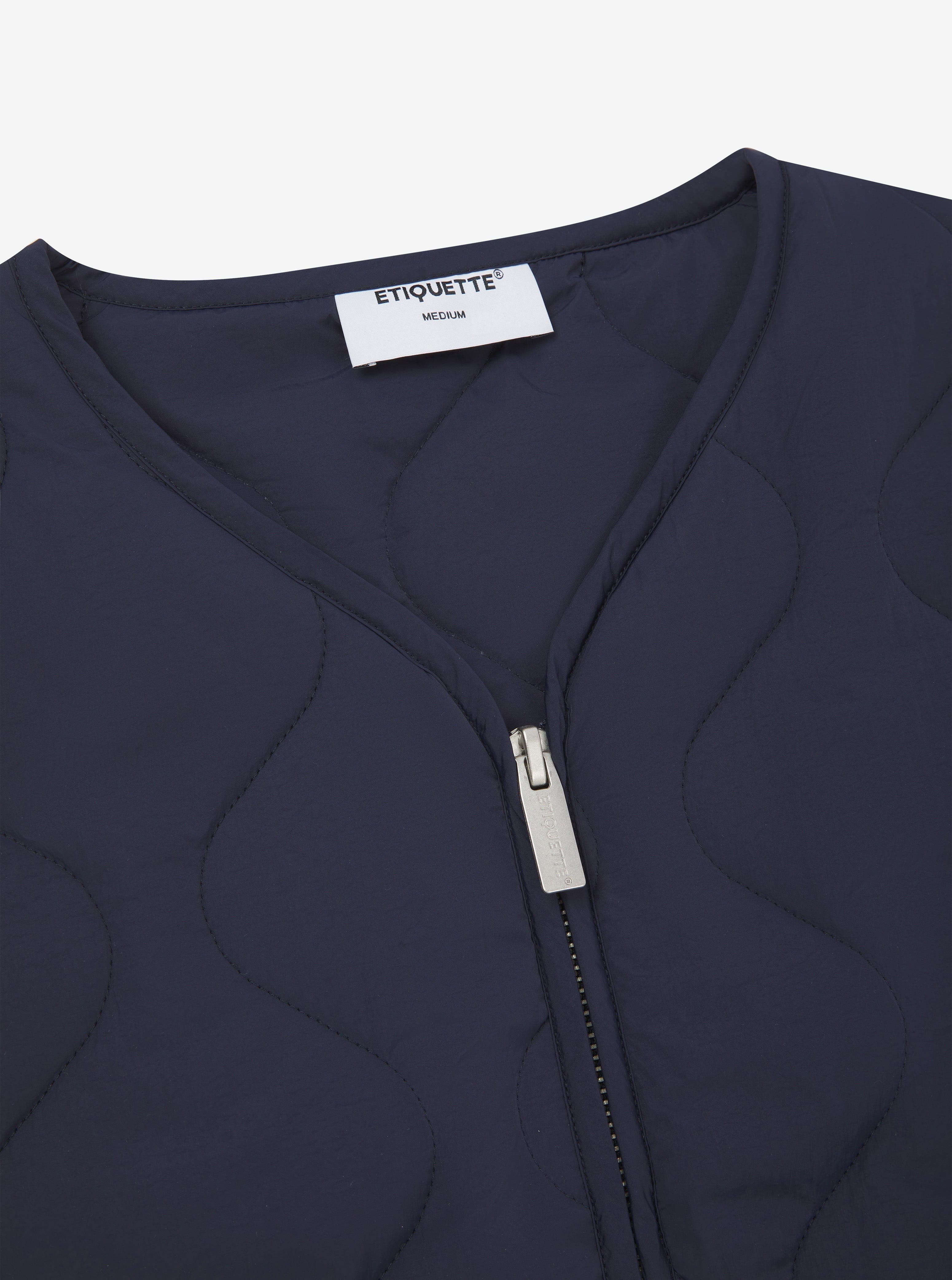 Etiquette Liner Vest 'Navy' - Image 4