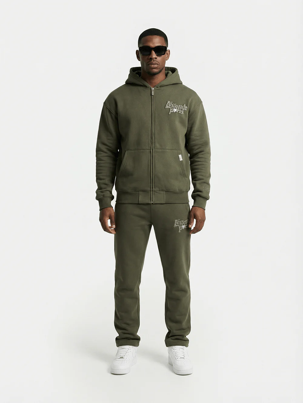 Legende Paris LND Tonal Jogger - Khaki - Image 3