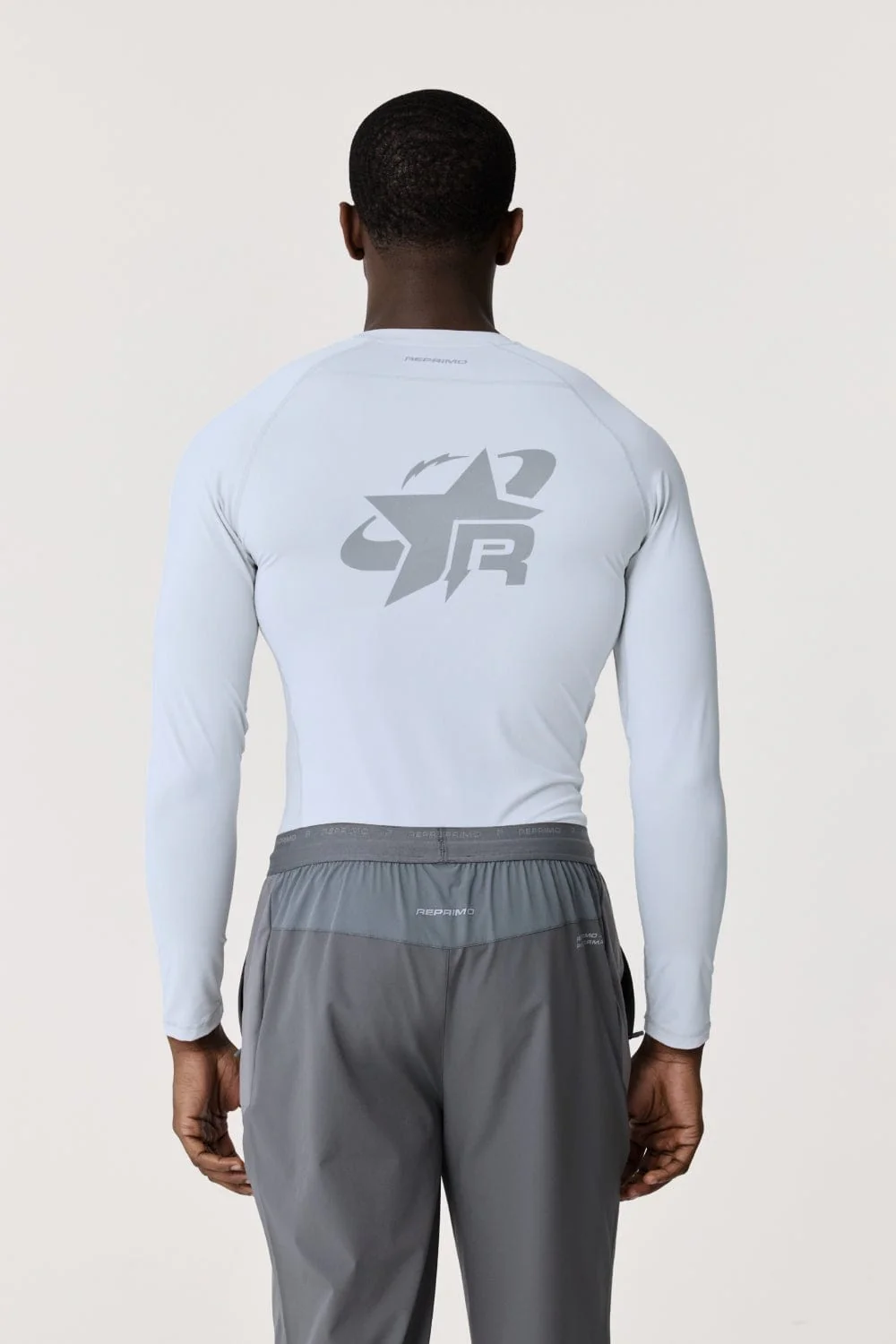 Reprimo Long Sleeve Base-Layer 'Light Grey' - Image 2