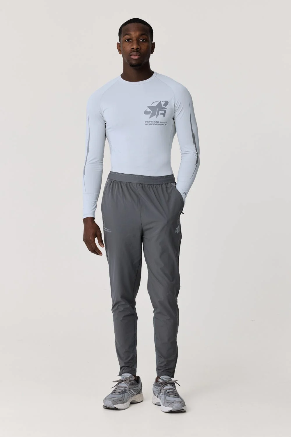 Reprimo Long Sleeve Base-Layer 'Light Grey' - Image 4