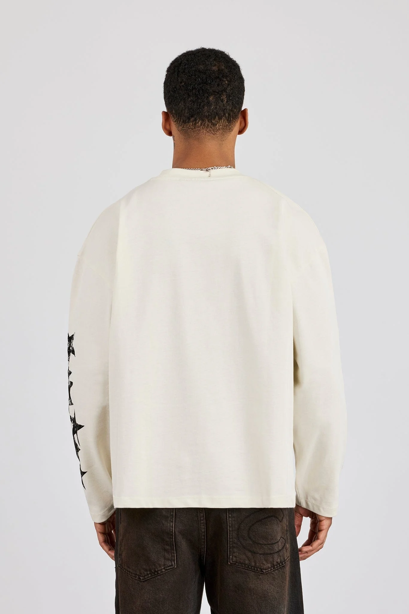 Cernucci Long Sleeve Cernucci 2017 Graphic T-Shirt - Off White - Image 3