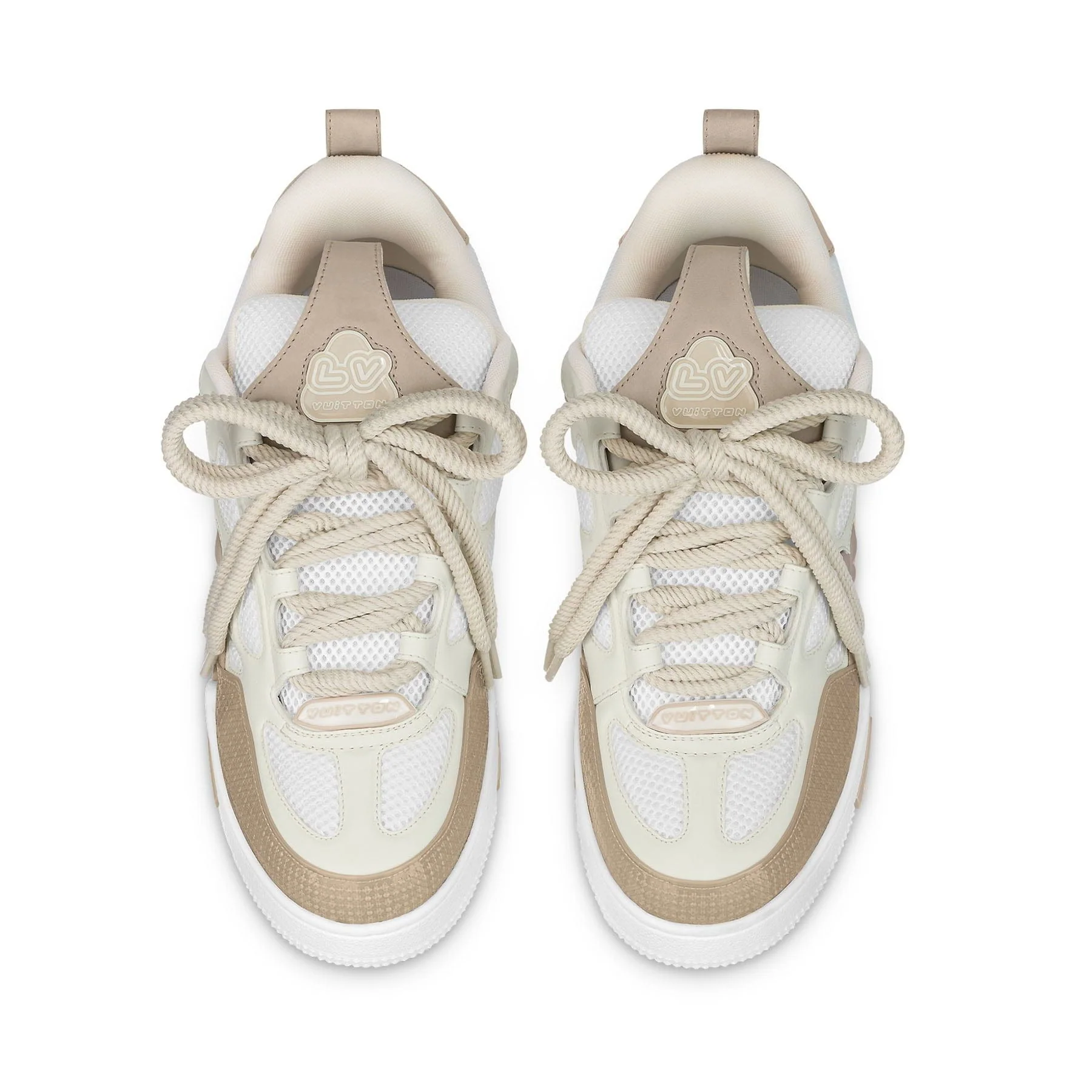 Louis Vuitton LV Skate Sneaker Beige White - Image 2