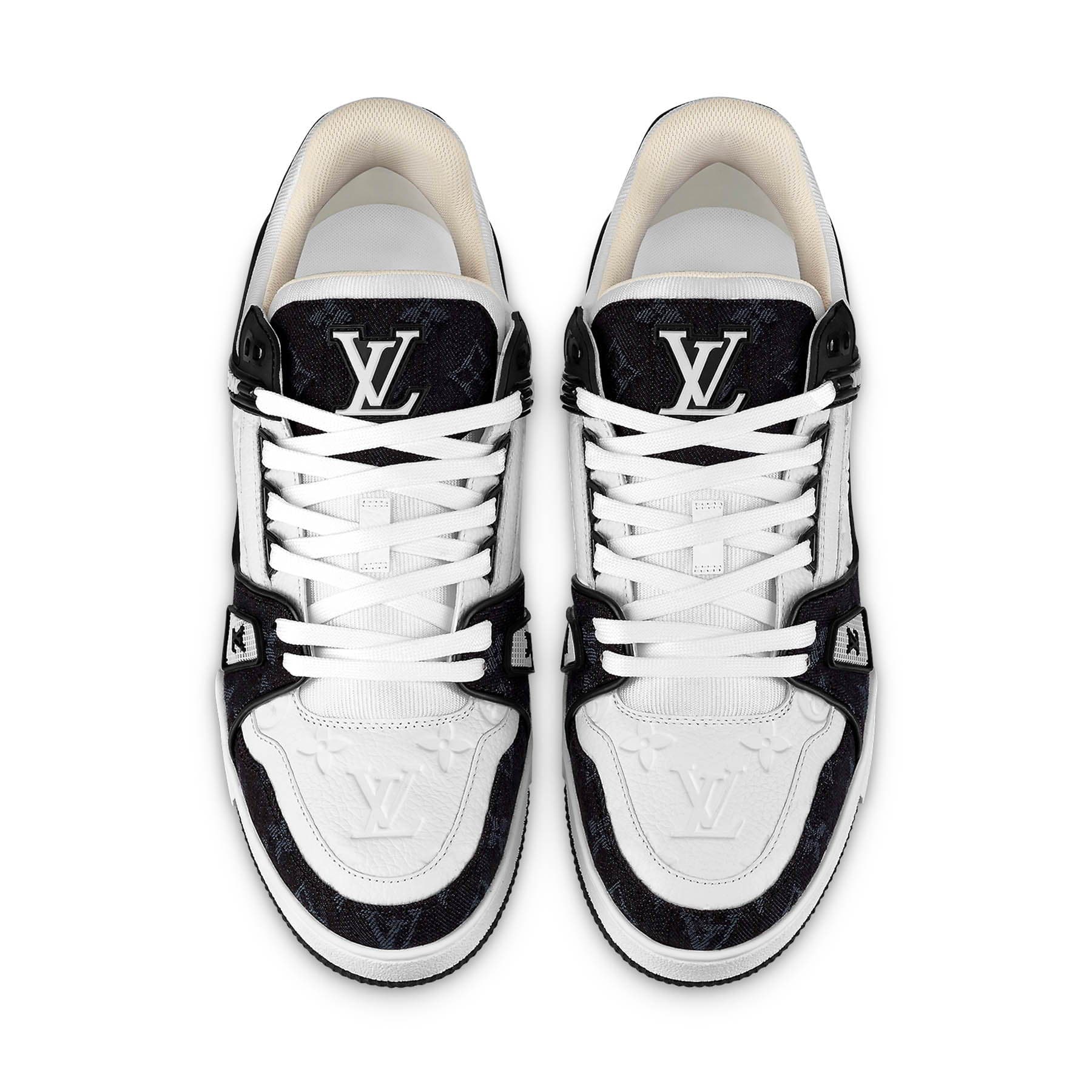 Louis Vuitton LV Trainer White Black White - Image 3