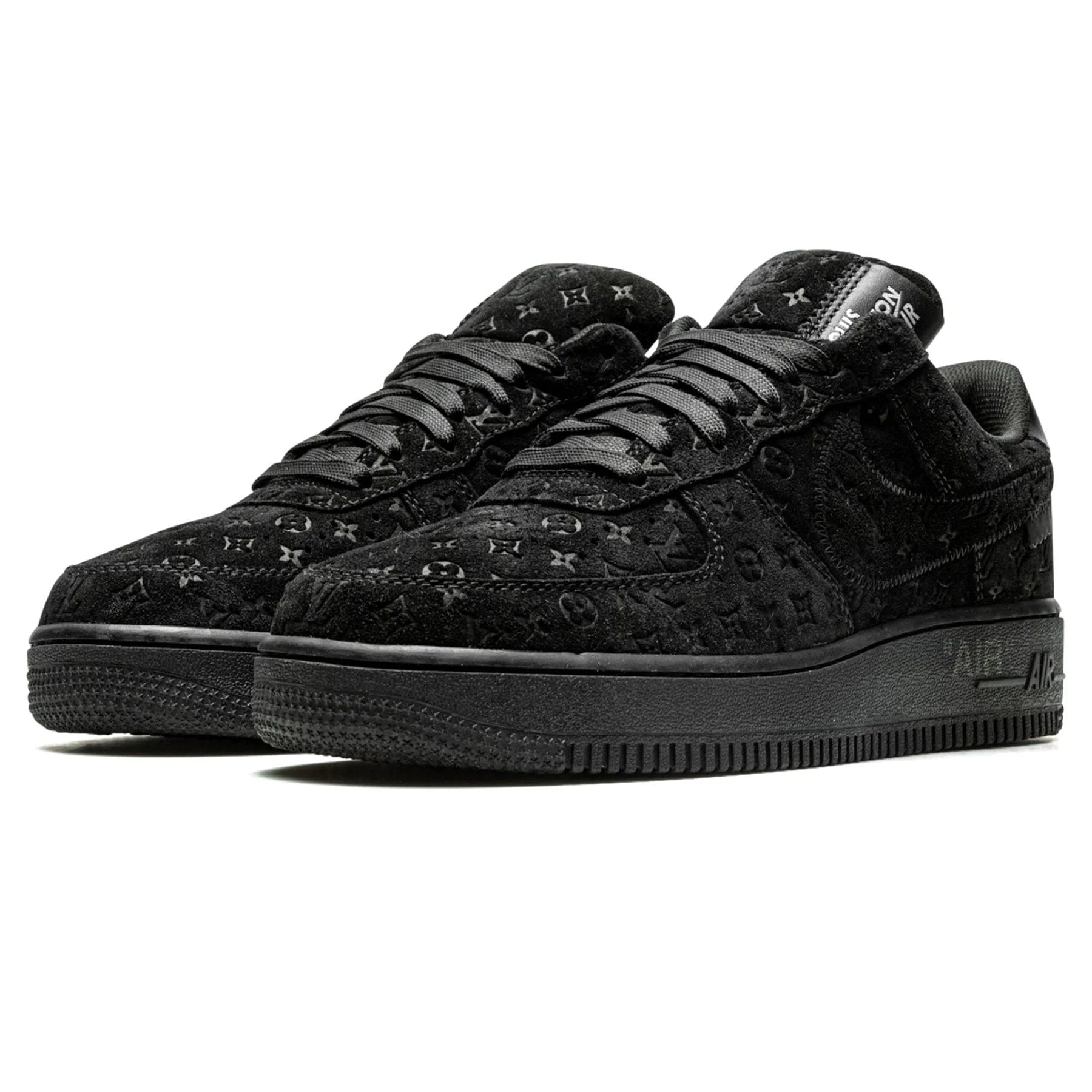 Louis Vuitton Nike Air Force 1 Low By Virgil Abloh Black Anthracite - Image 2