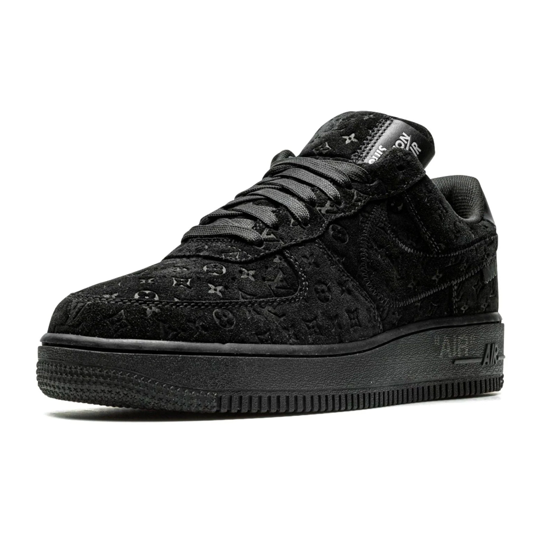 Louis Vuitton Nike Air Force 1 Low By Virgil Abloh Black Anthracite - Image 4