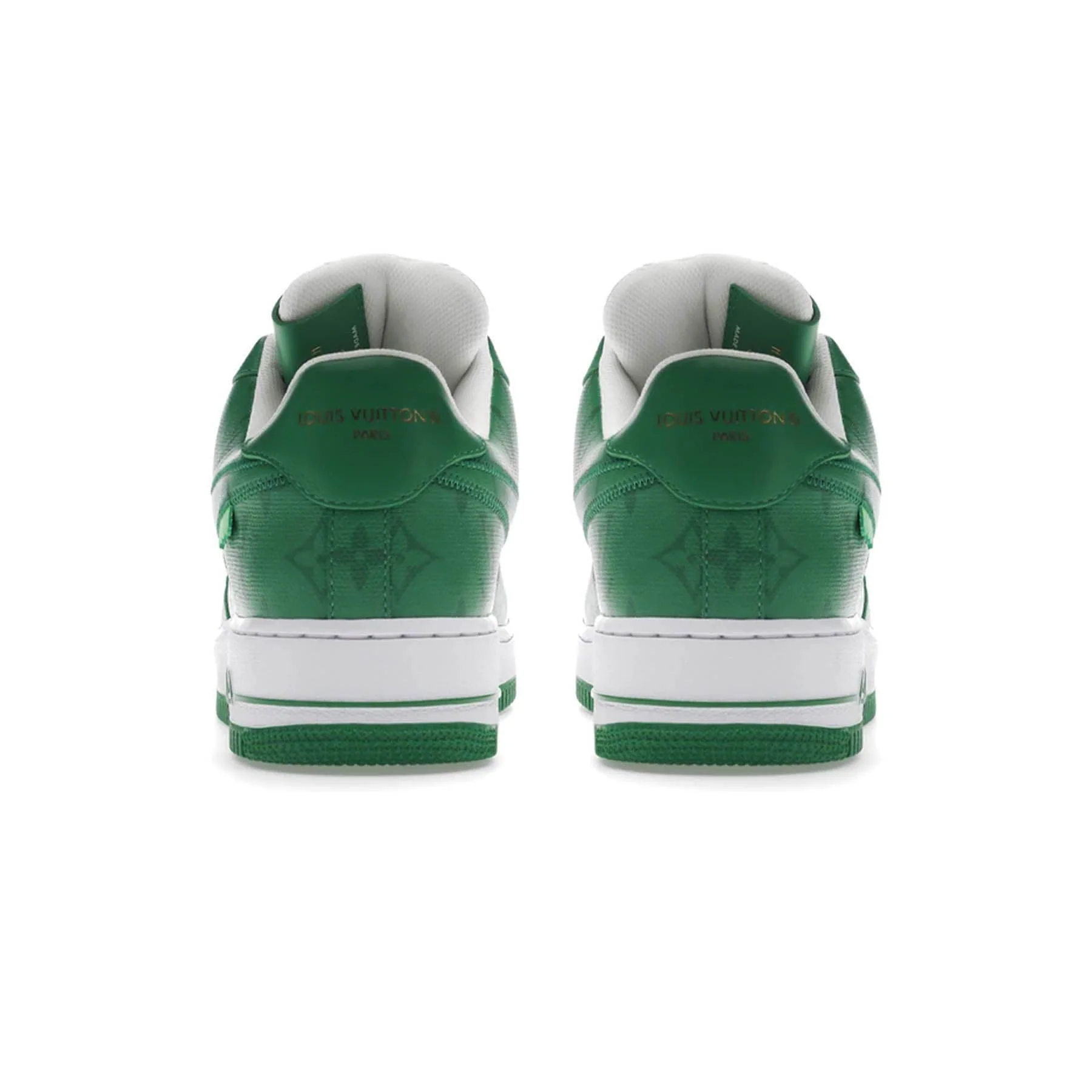 Louis Vuitton Nike Air Force 1 Low By Virgil Abloh White Green - Image 4