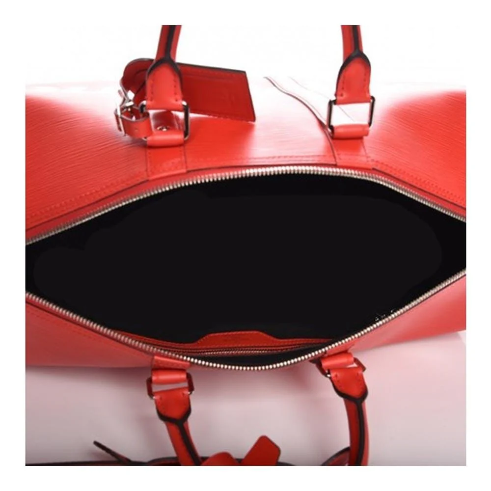 Louis Vuitton x Supreme Keepall Bandouliere Epi 45 Red - Image 3