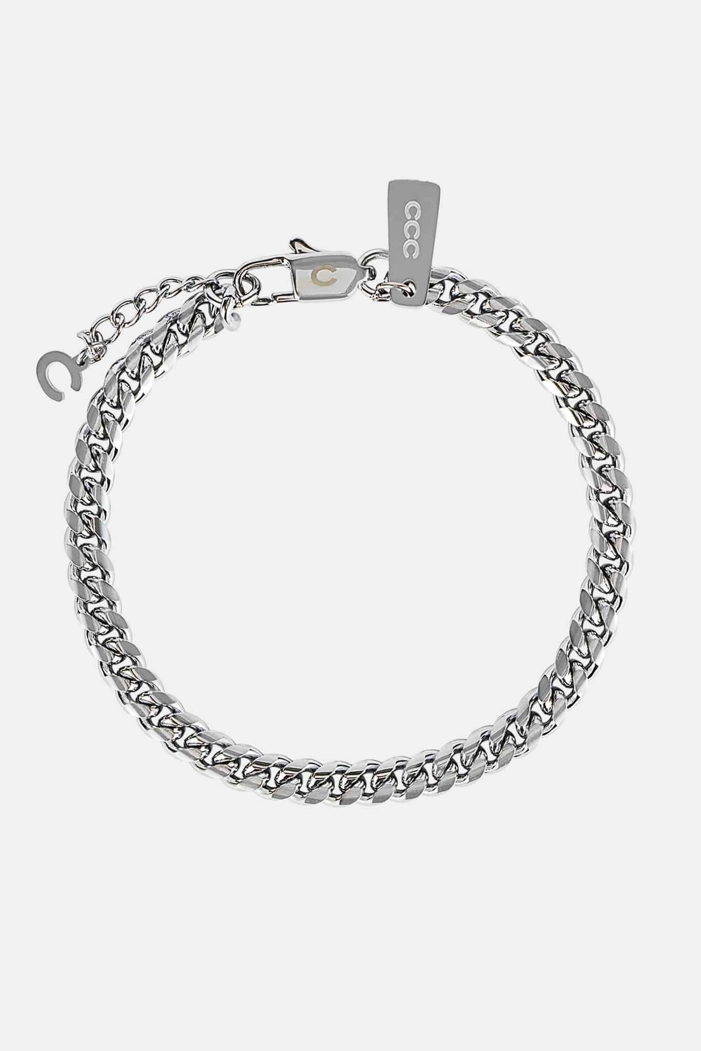Cernucci Miami Cuban Bracelet - 5mm - White - Image 3