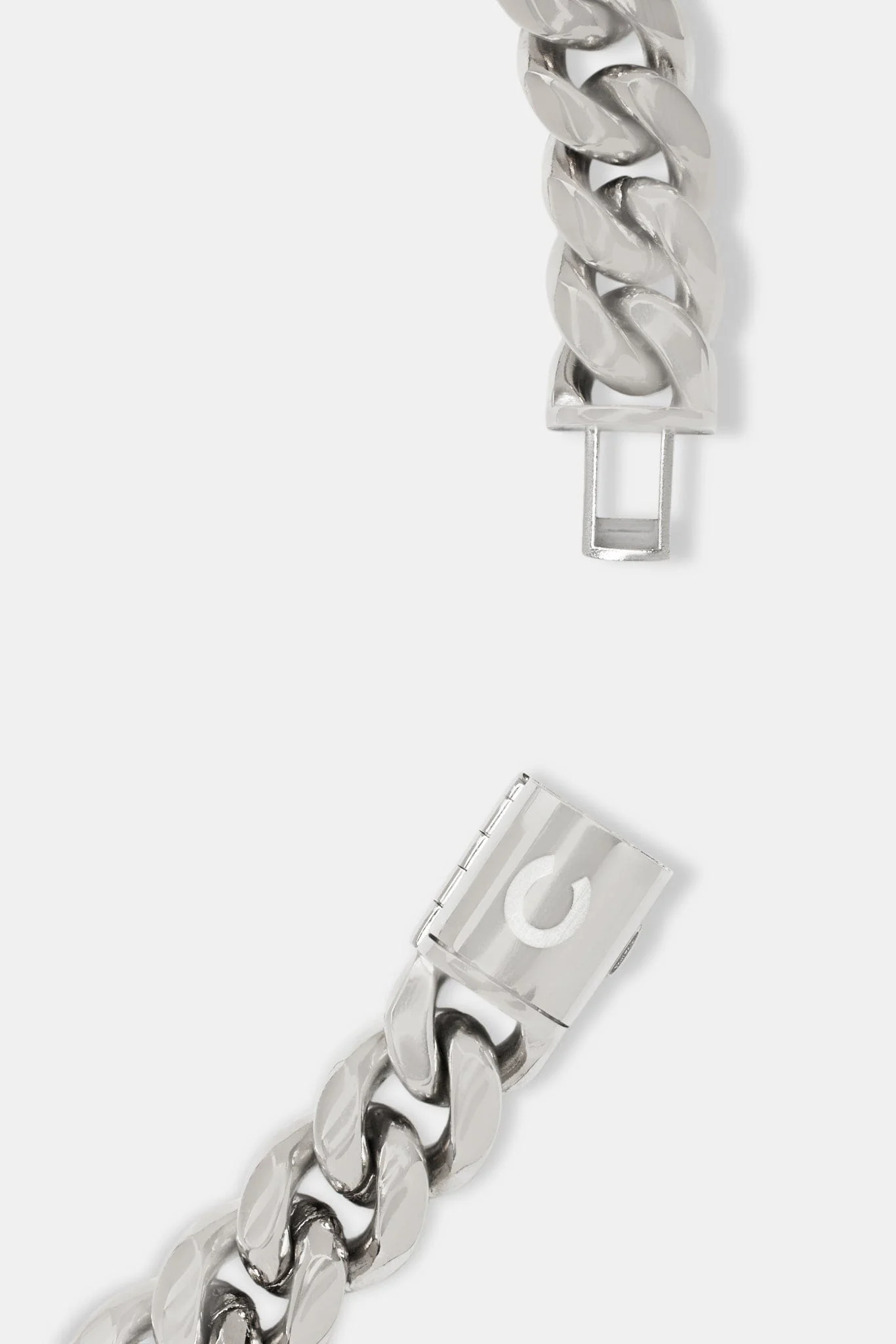 Cernucci Miami Cuban Link Chain - 12mm - White - Image 6