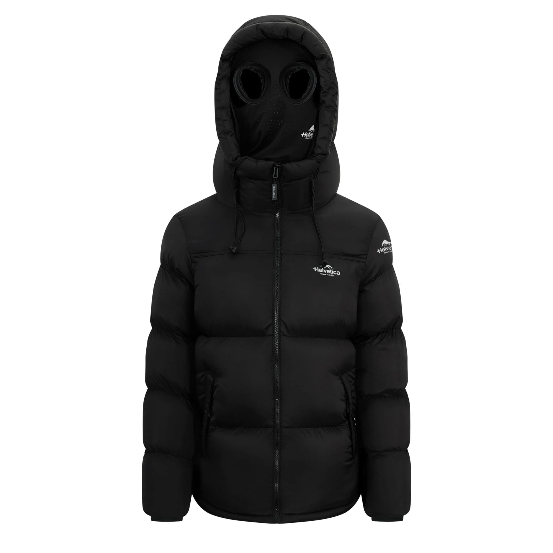 Helvetica Mountain Pioneers Middle Block Hooded Down Jacket - Image 6