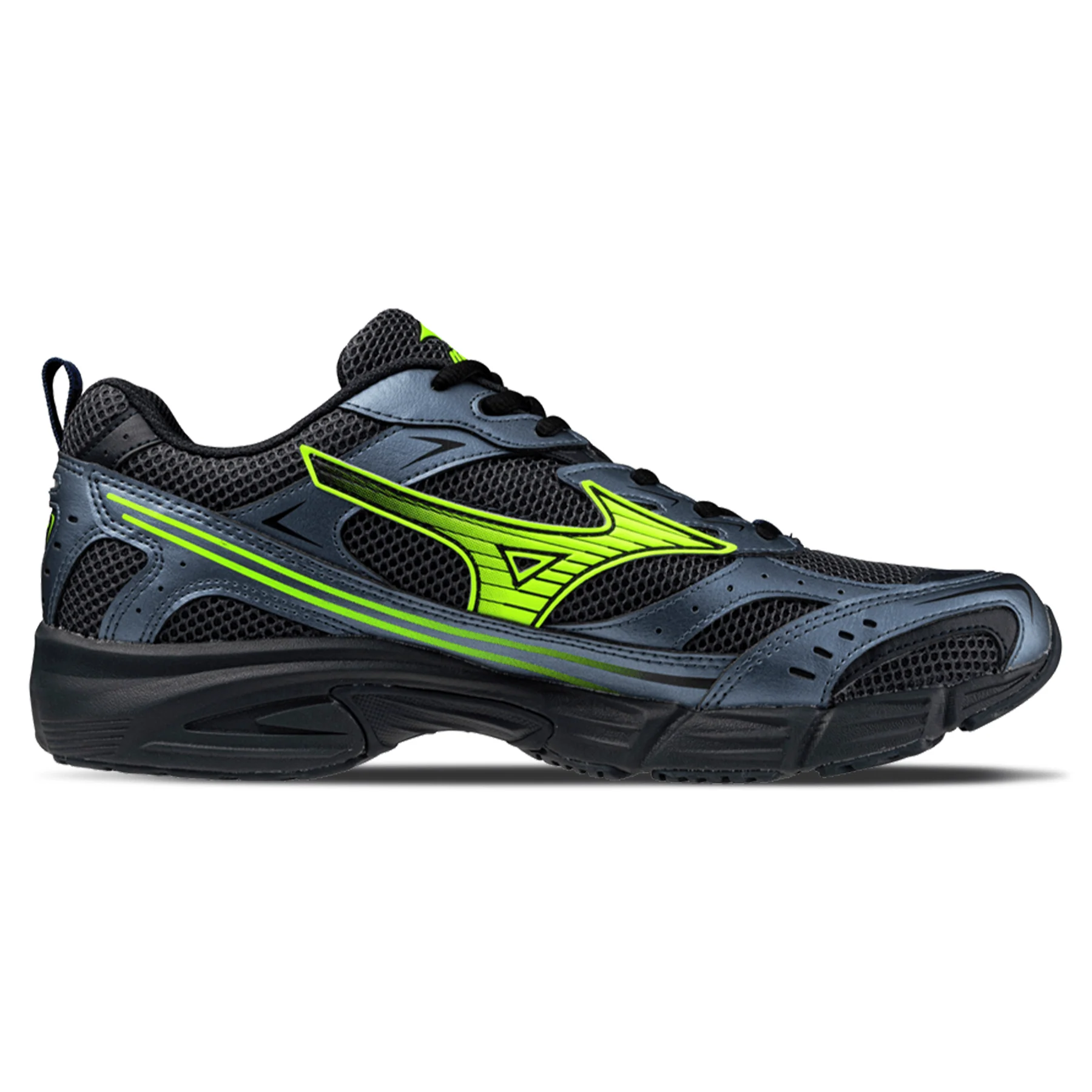 Mizuno MXR Sport 'India Ink Lightning Yellow Black' - Image 2