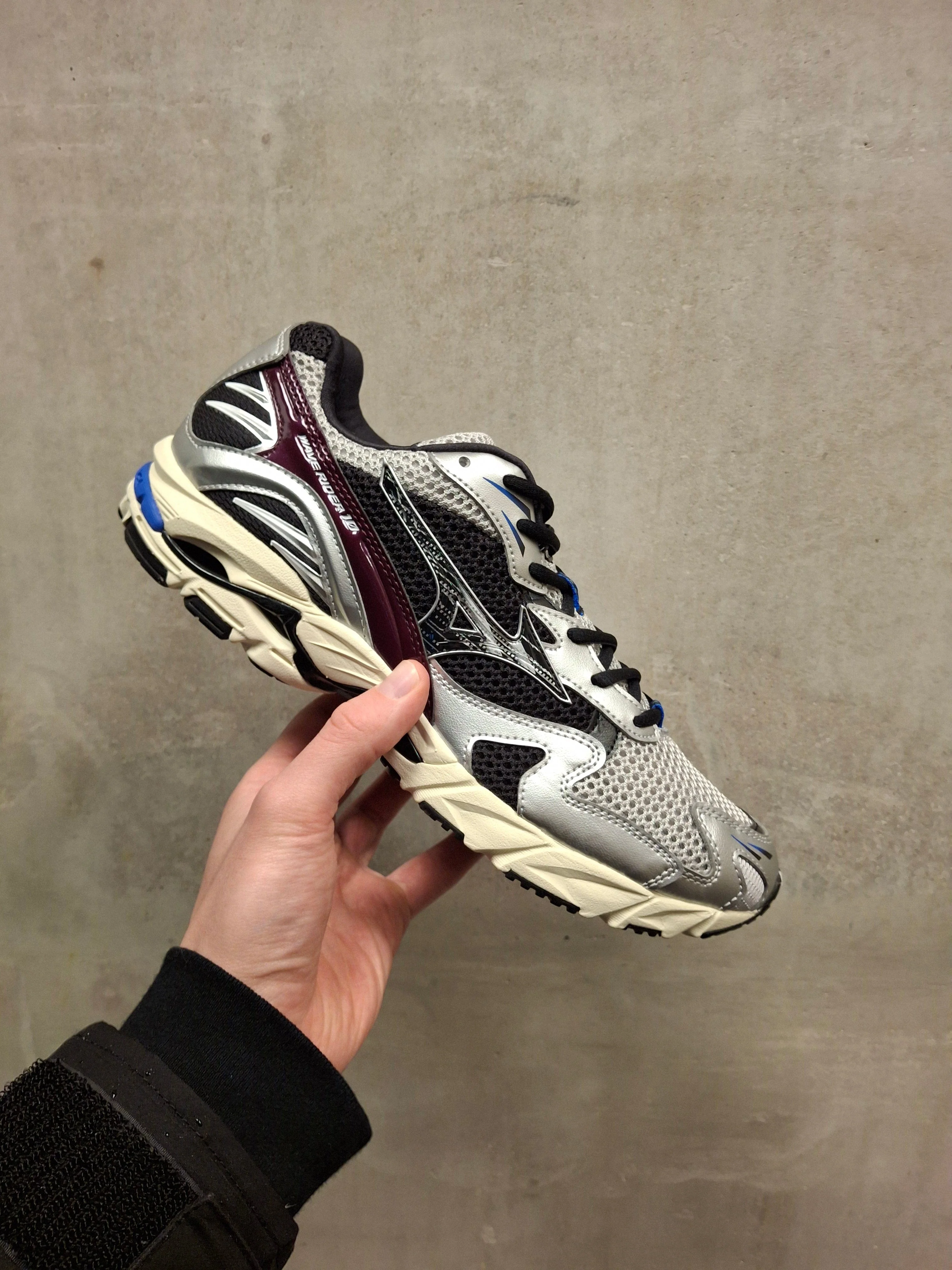 Mizuno Wave Rider 10 Sport 'Harbor Mist Black Fig' - Image 5