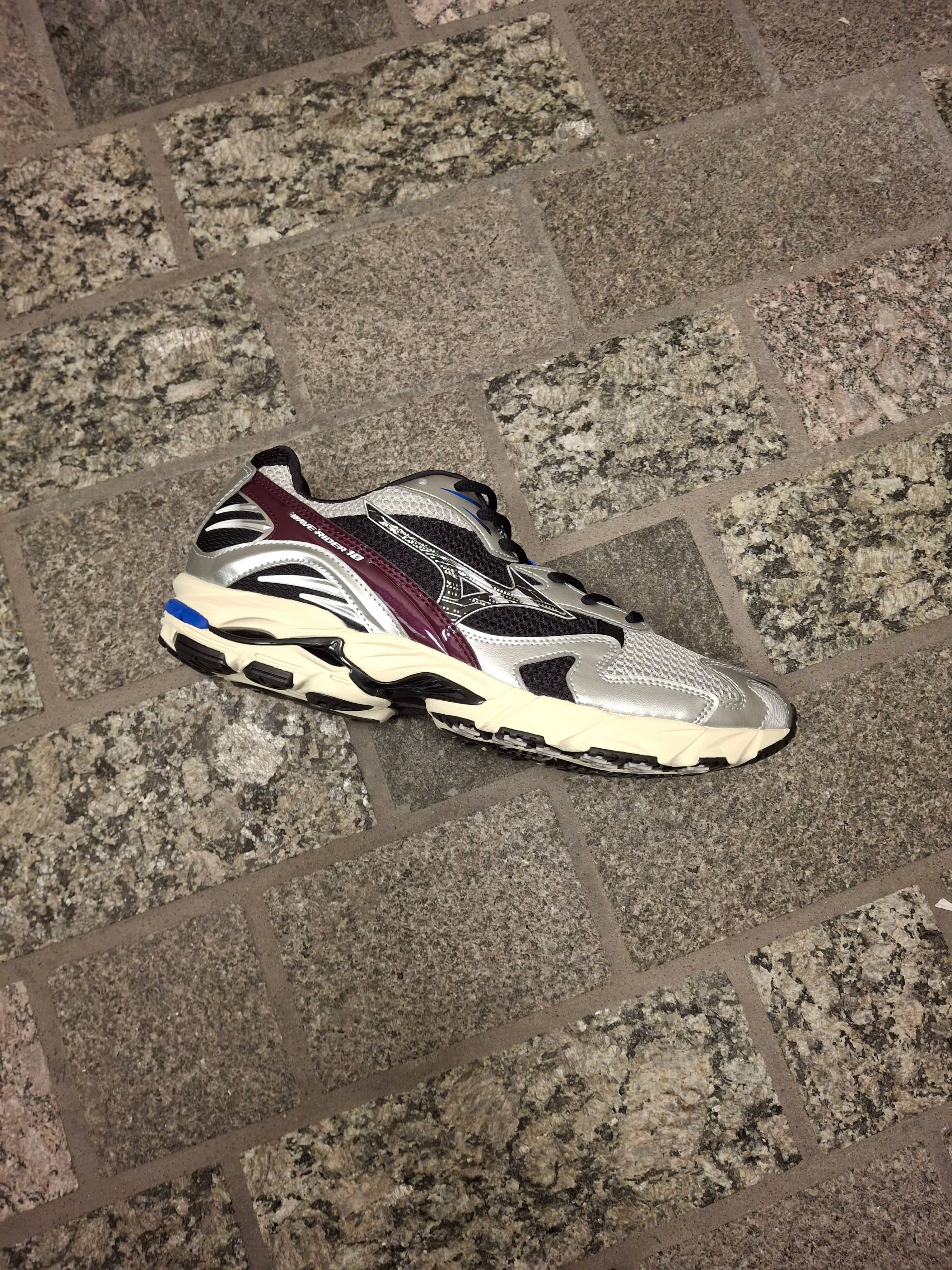 Mizuno Wave Rider 10 Sport 'Harbor Mist Black Fig' - Image 6