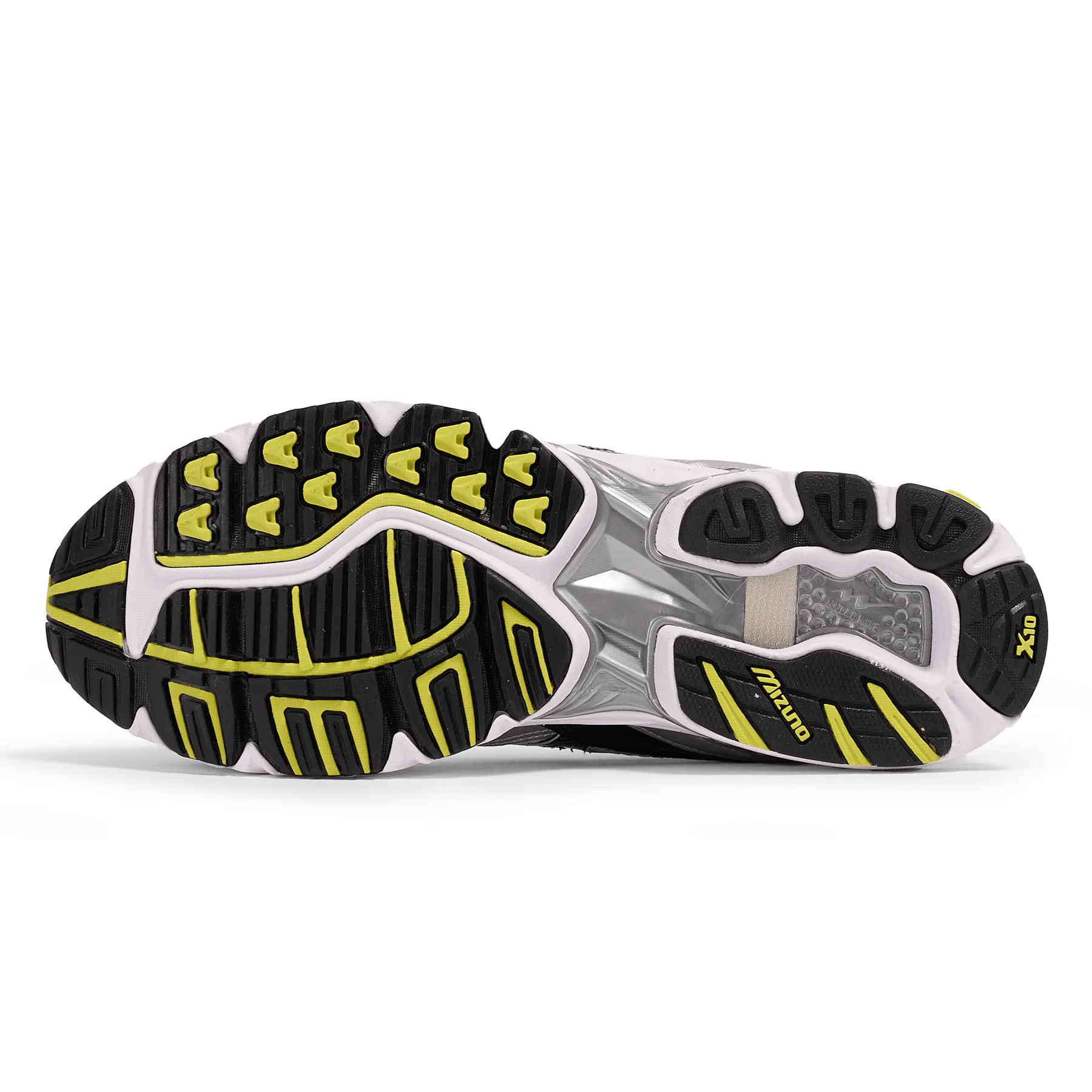 Mizuno Wave Rider 10 Sport 'Snow White Black Sylvan Green' - Image 5