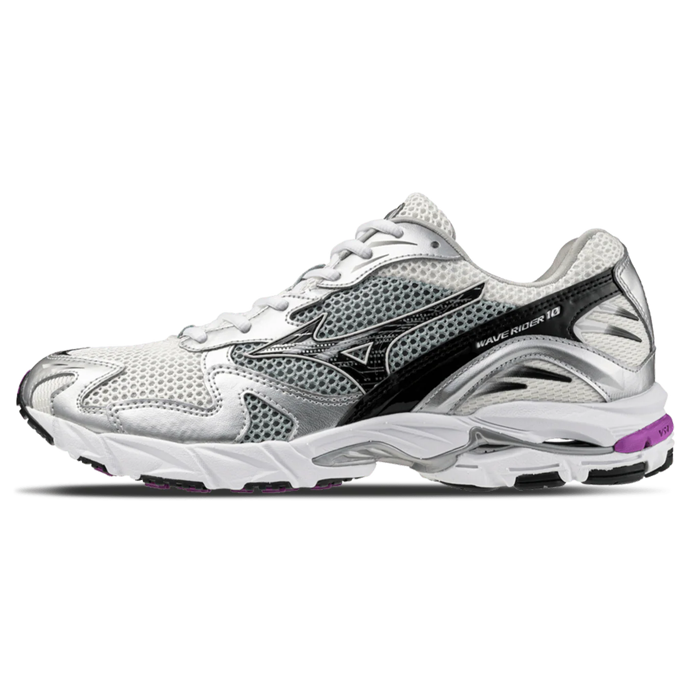 Mizuno Wave Rider 10 Sport 'Snow White Black Slate'