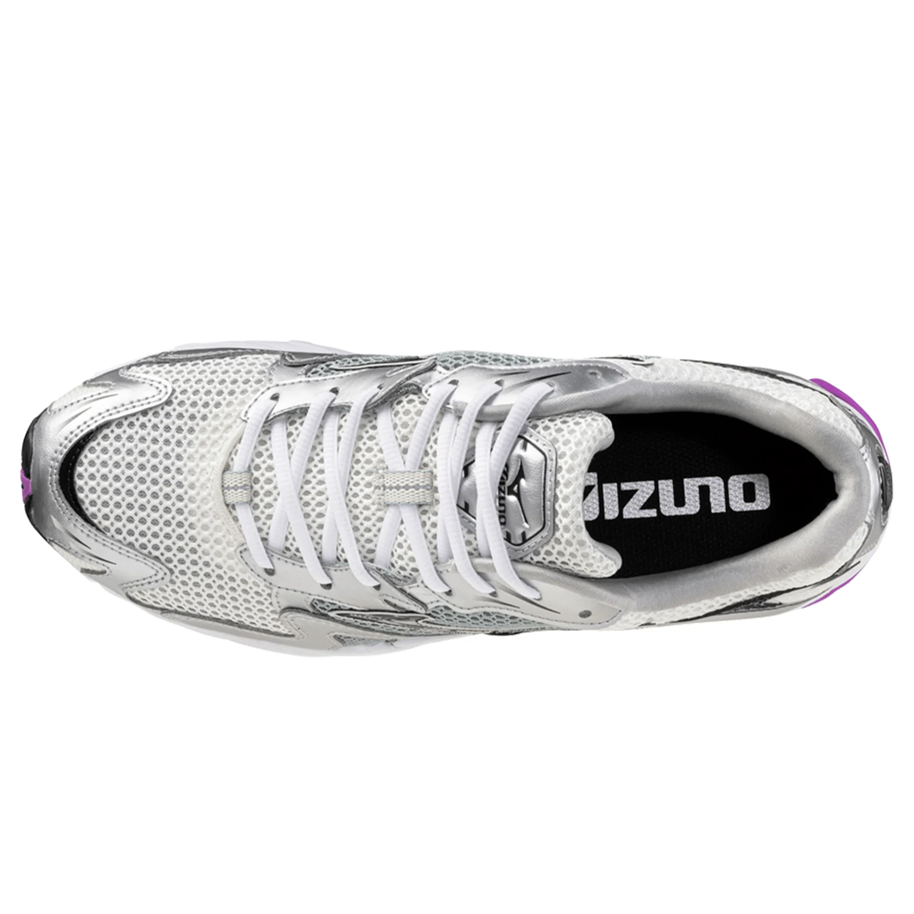 Mizuno Wave Rider 10 Sport 'Snow White Black Slate' - Image 3