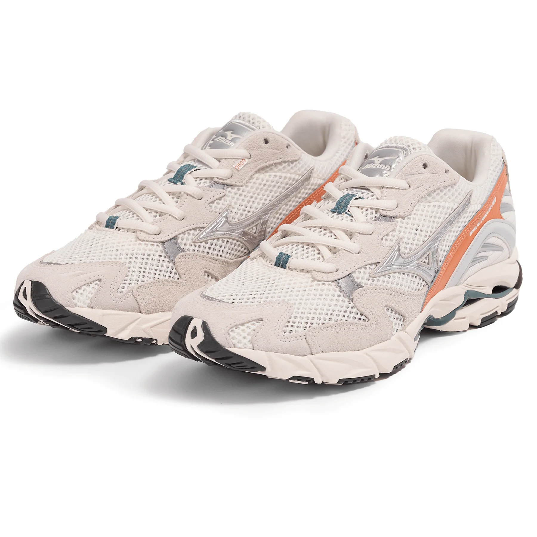 Mizuno Wave Rider 10 Premium 'Snow White Dawn Blue Sun Baked' - Image 3