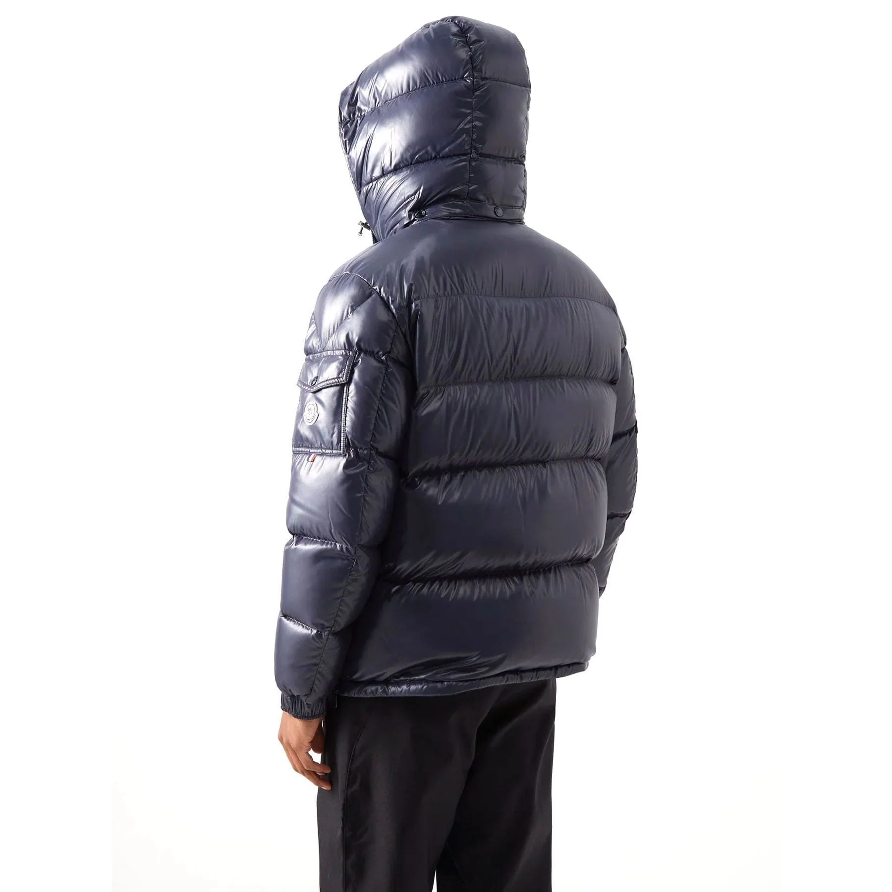 MONCLER Maury hooded half-zip down coat - Image 4