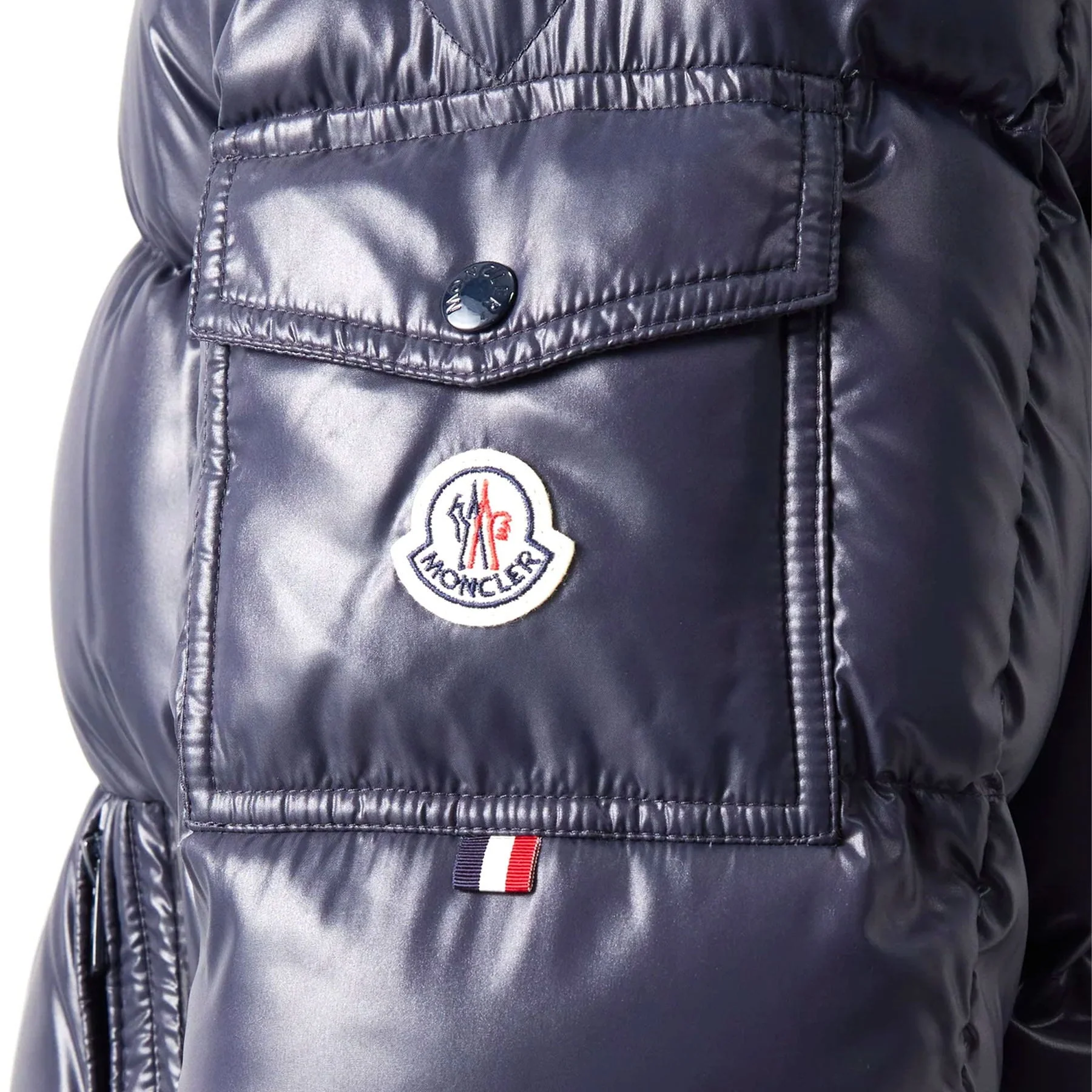 MONCLER Maury hooded half-zip down coat - Image 6