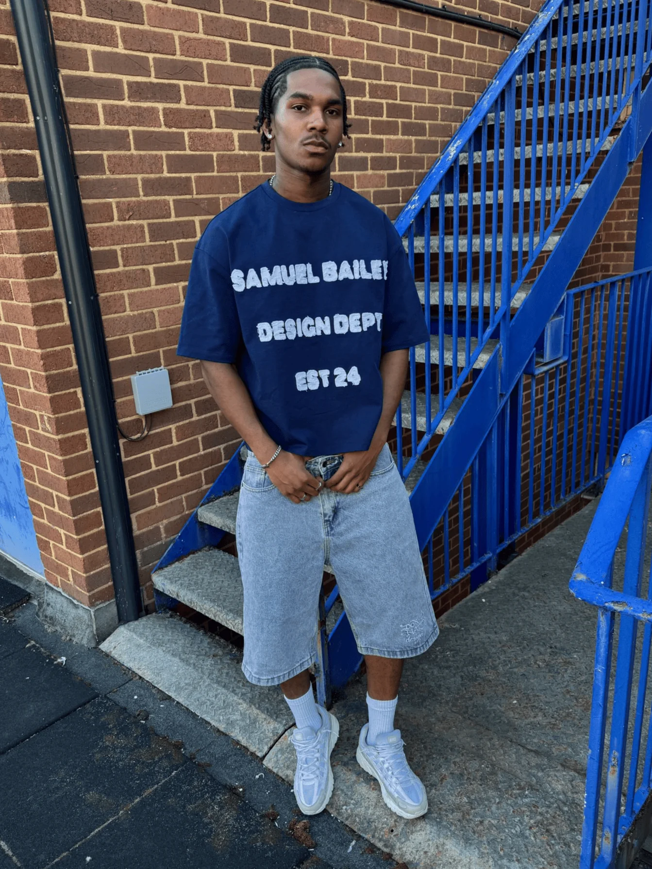 Samuel Bailey Navy Design Dept Tee - Image 3