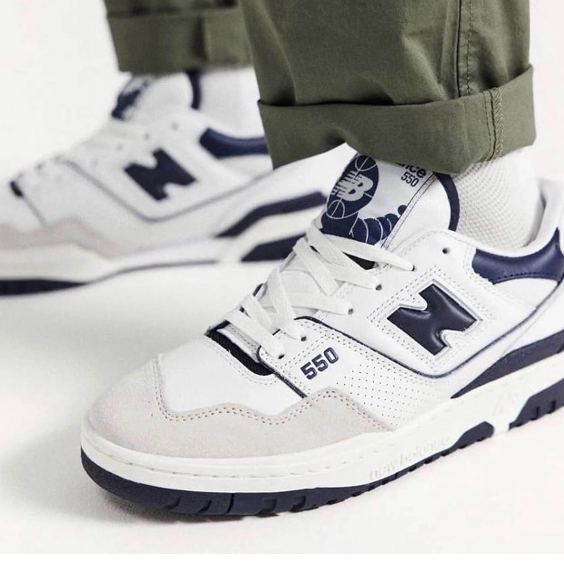 New Balance 550 ‘White Navy’ - Image 7