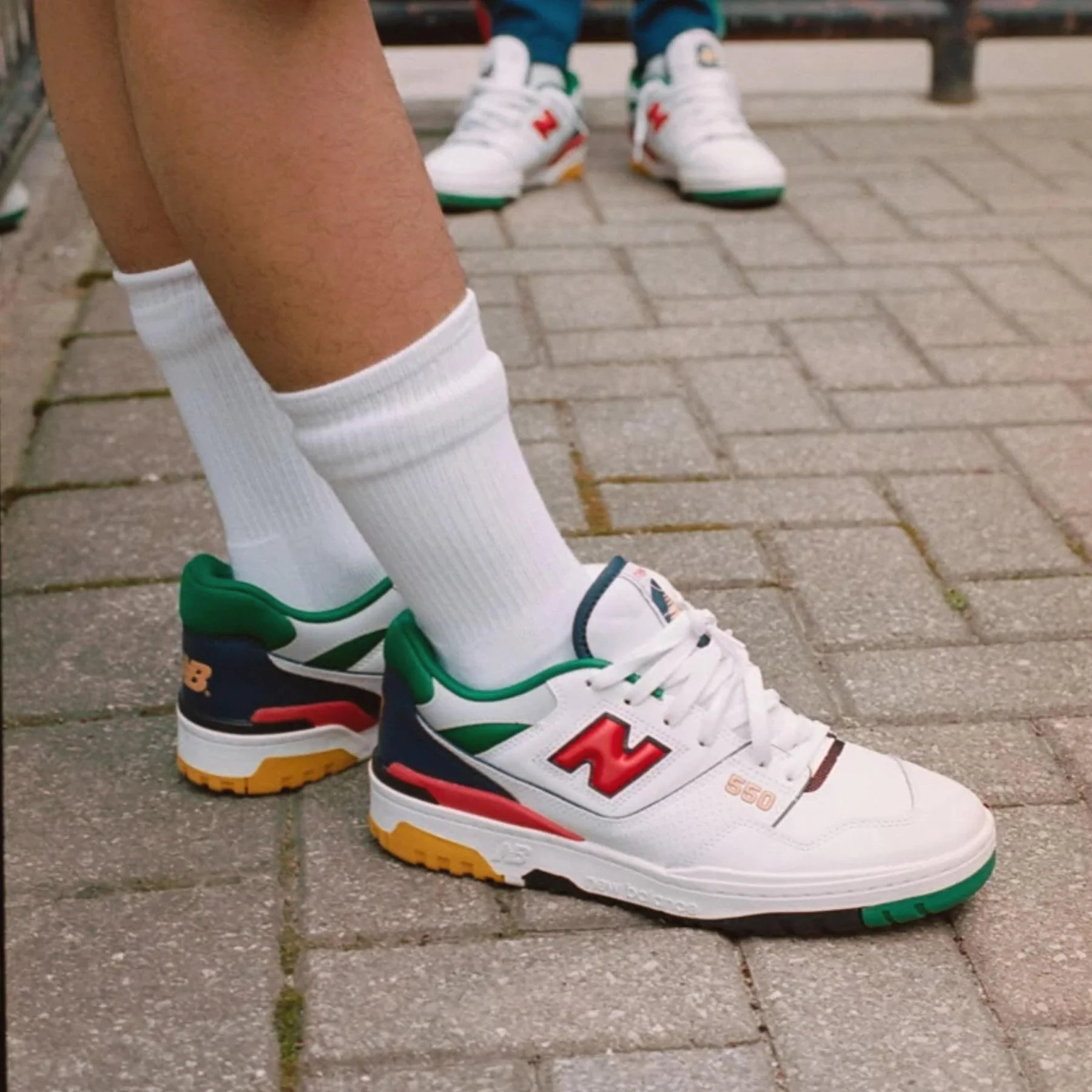 New Balance 550 ‘Oak Leaf Green Red’ - Image 6