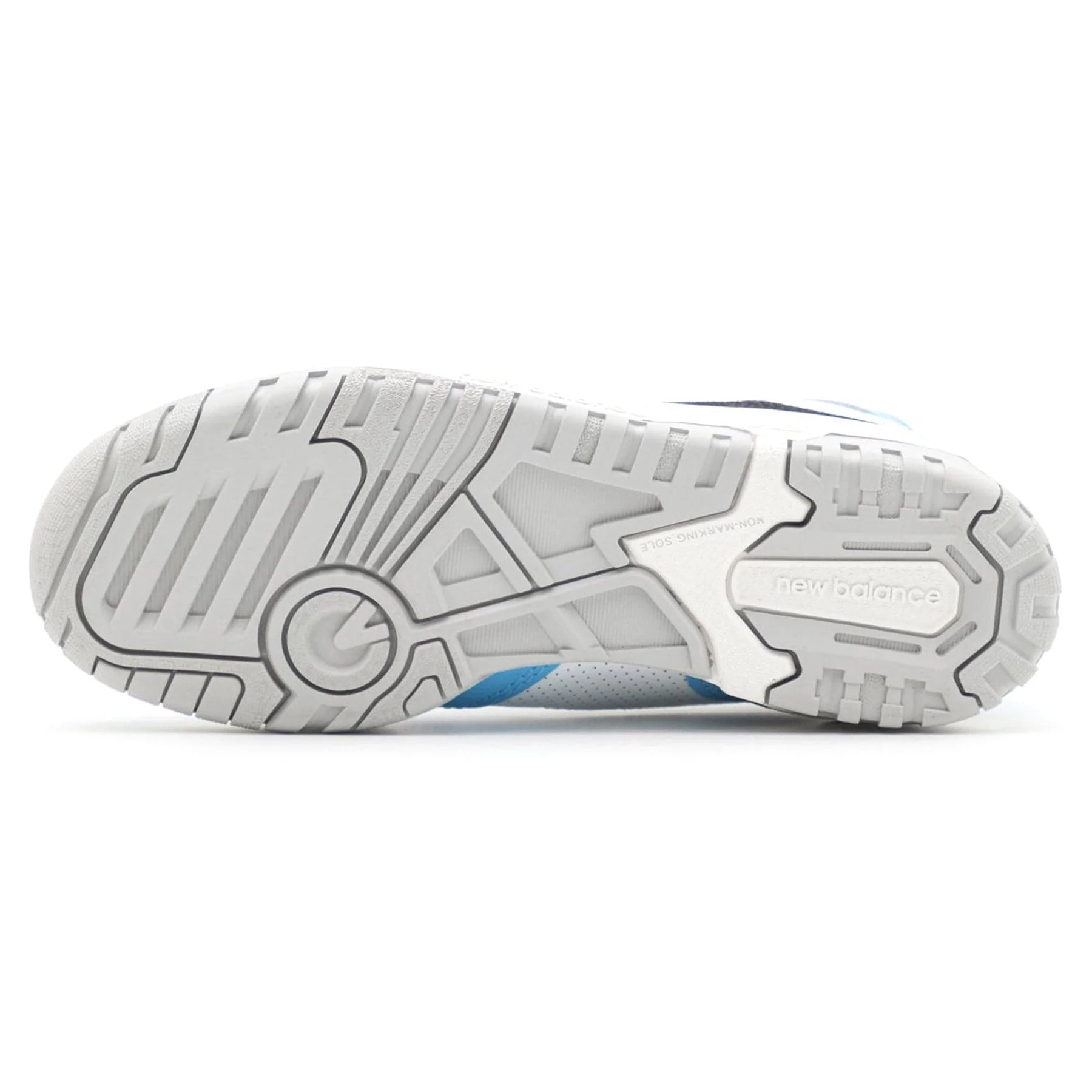 New Balance 550 White Carolina Blue - Image 2