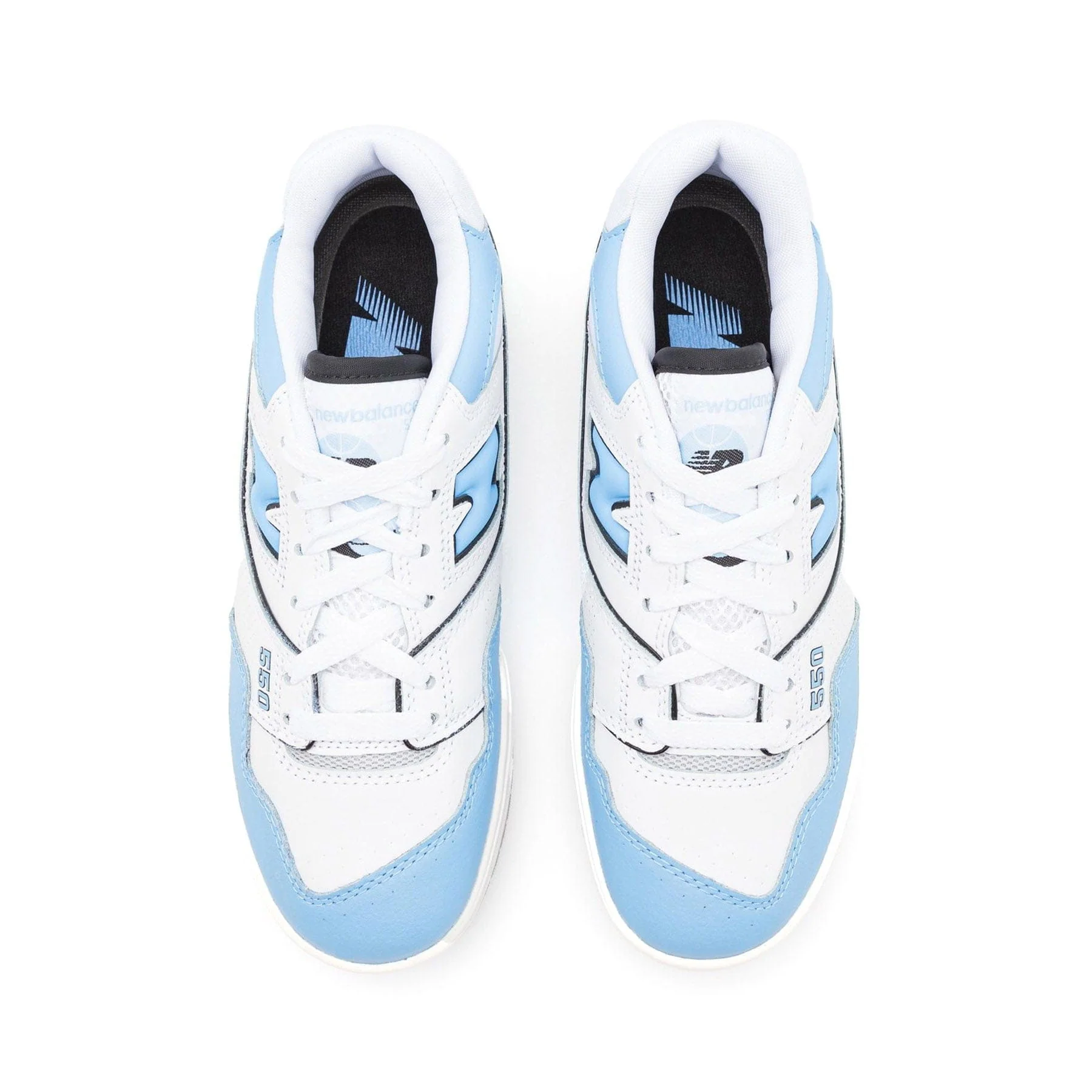 New Balance 550 White Carolina Blue - Image 3