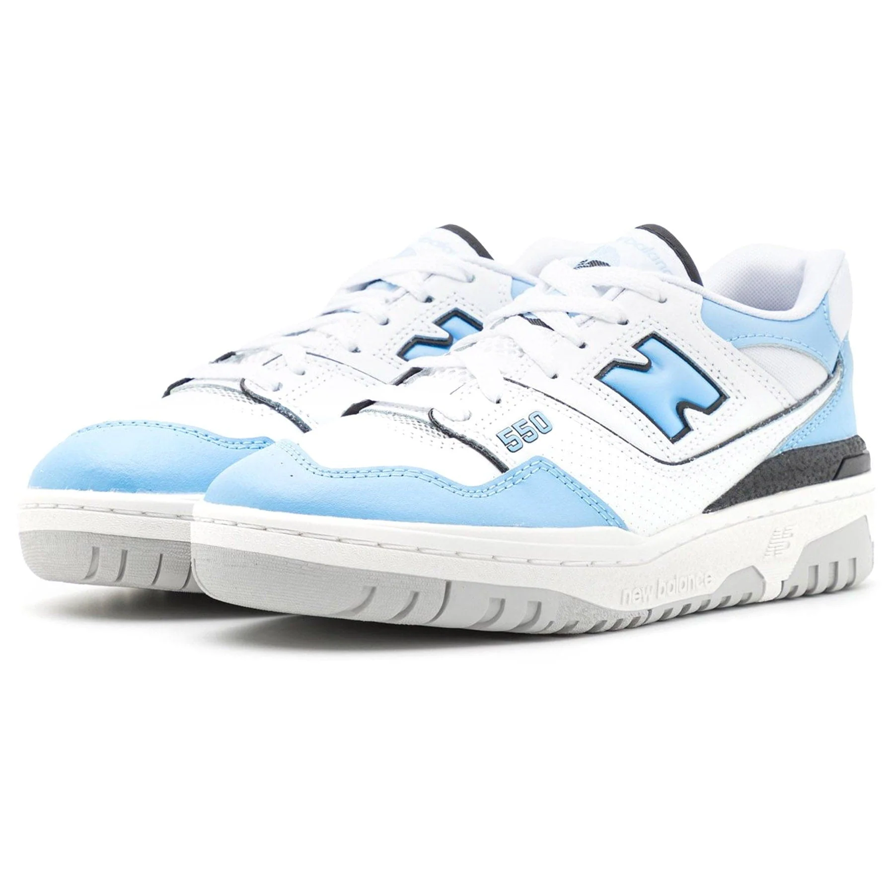 New Balance 550 White Carolina Blue - Image 4