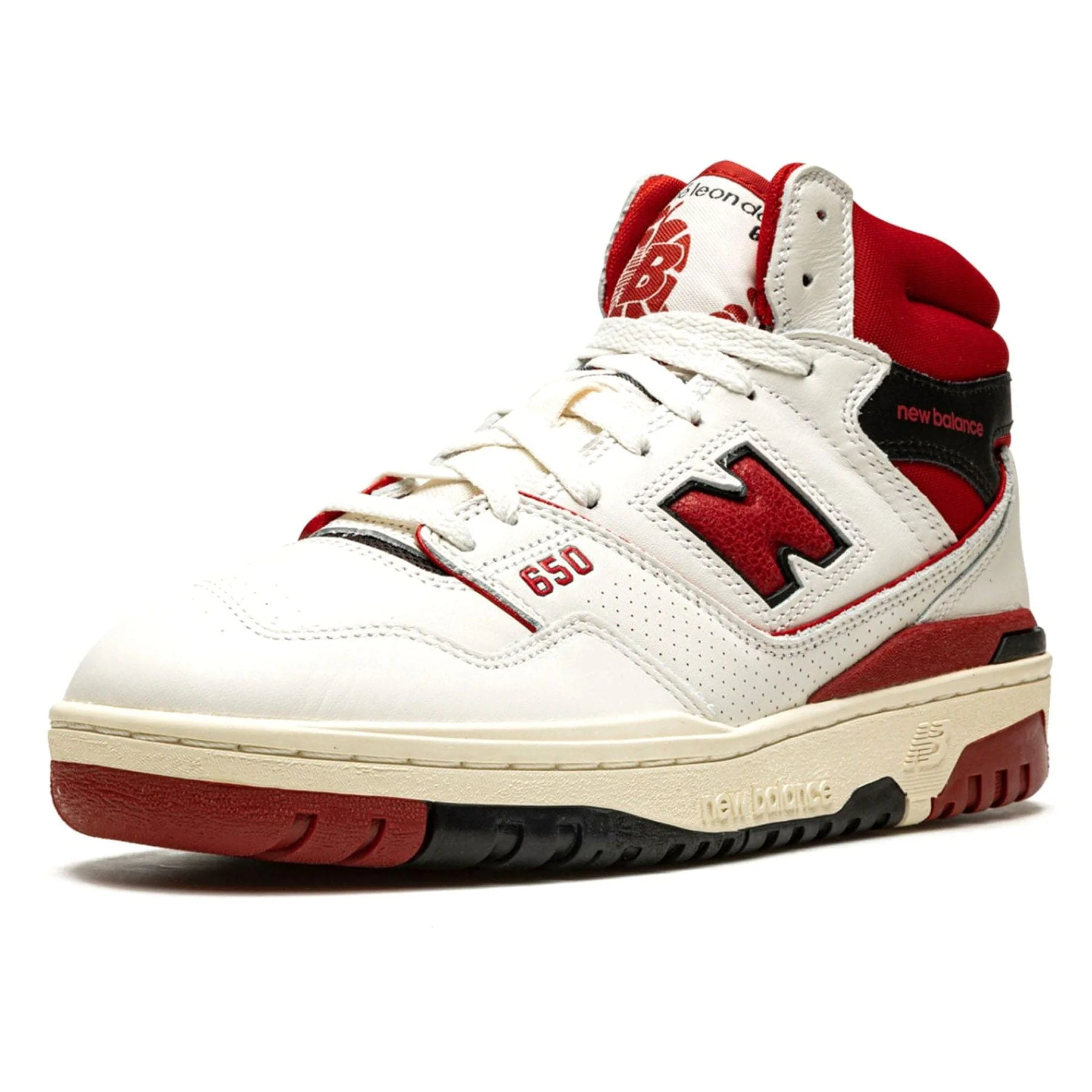 New Balance 650R Aimé Leon Dore 'White Red' - Image 5