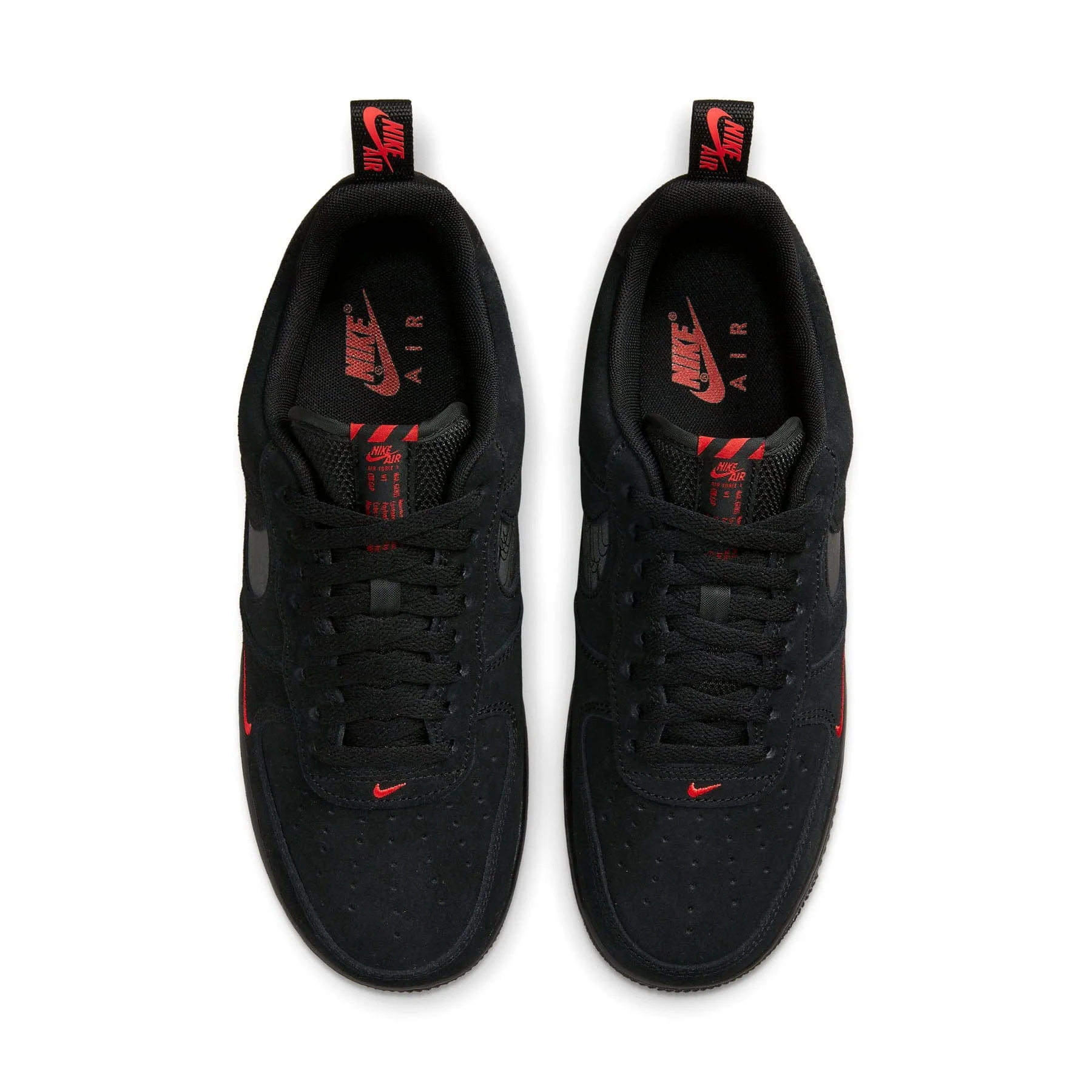 Nike Air Force 1 '07 LV8 'Multi-Swoosh - Black Crimson Reflective' - Image 3
