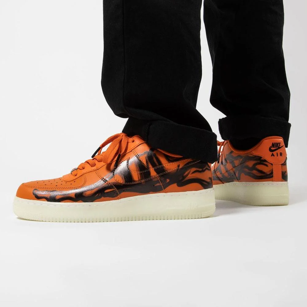 Nike Air Force 1 Low 'Orange Skeleton' - Image 6