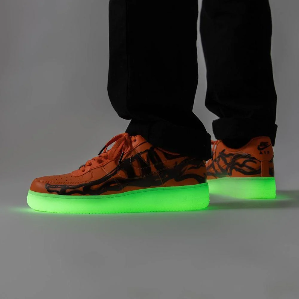 Nike Air Force 1 Low 'Orange Skeleton' - Image 7