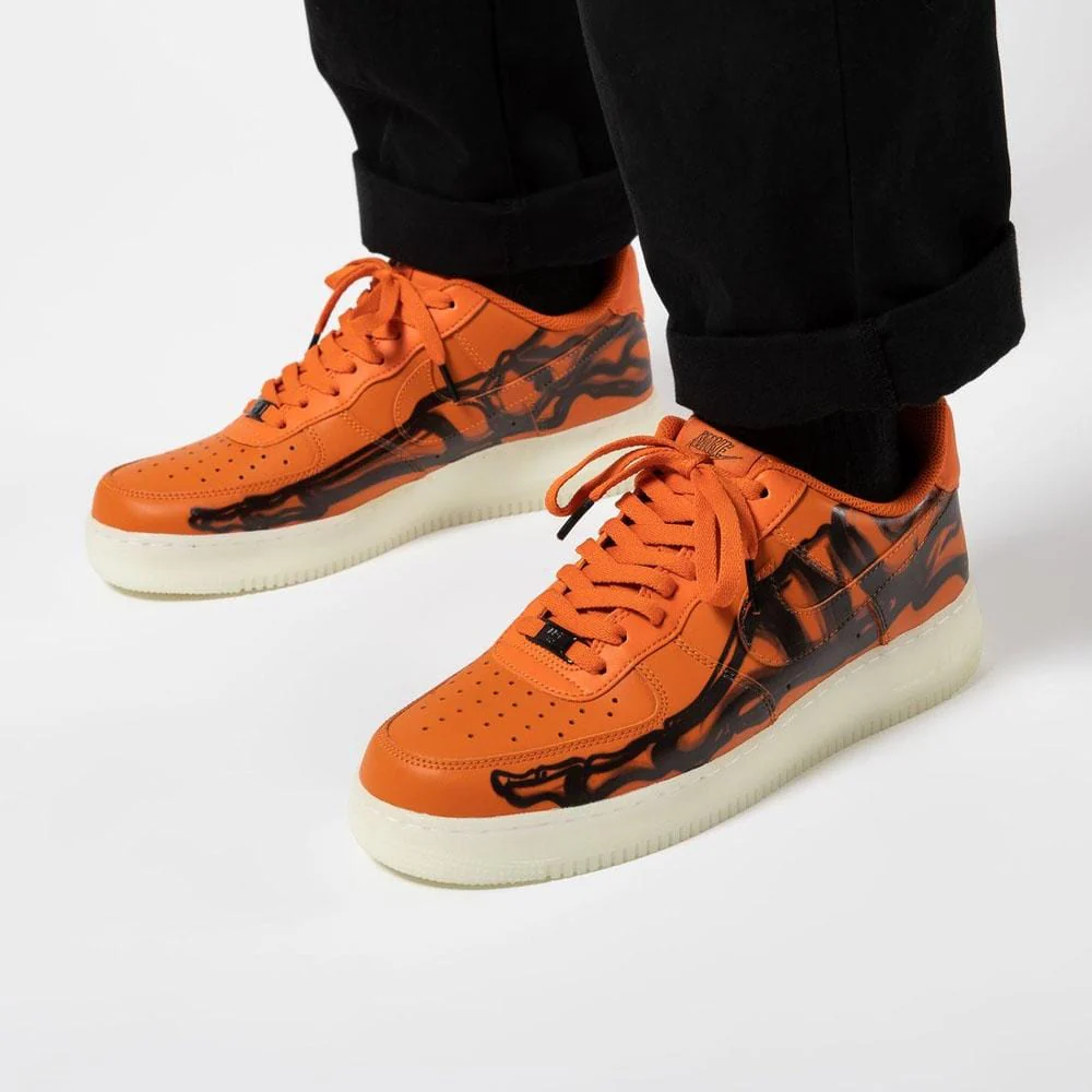 Nike Air Force 1 Low 'Orange Skeleton' - Image 8