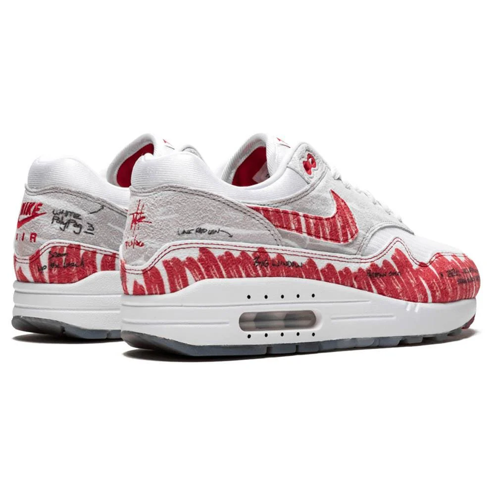 Nike Air Max 1 Tinker 'Sketch To Shelf - University Red' - Image 3