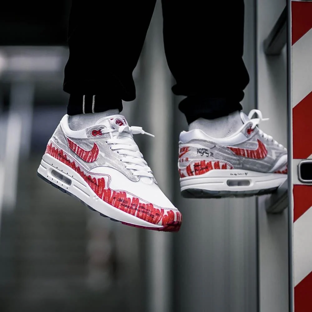 Nike Air Max 1 Tinker 'Sketch To Shelf - University Red' - Image 7