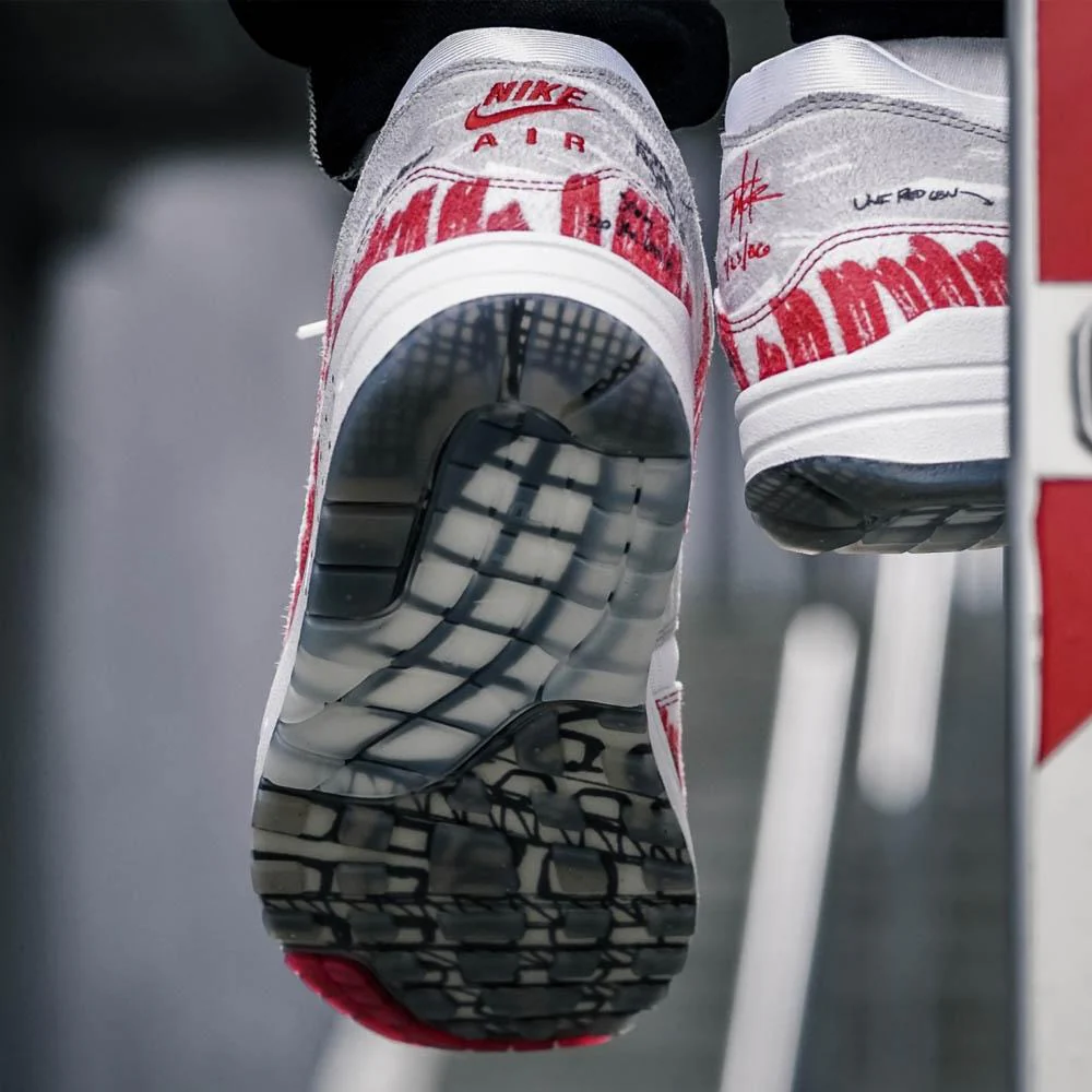 Nike Air Max 1 Tinker 'Sketch To Shelf - University Red' - Image 8