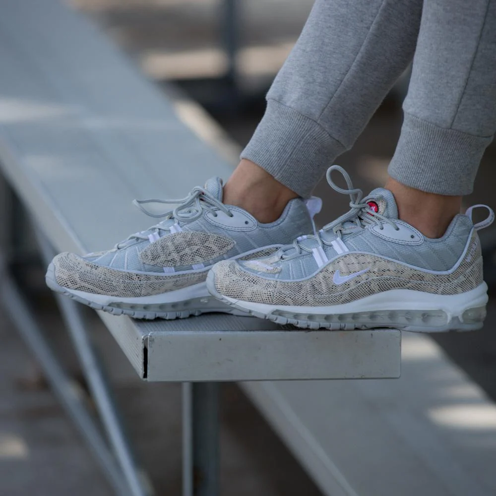 Nike x Supreme Air Max 98 'Cream-Reflect Silver' - Image 7