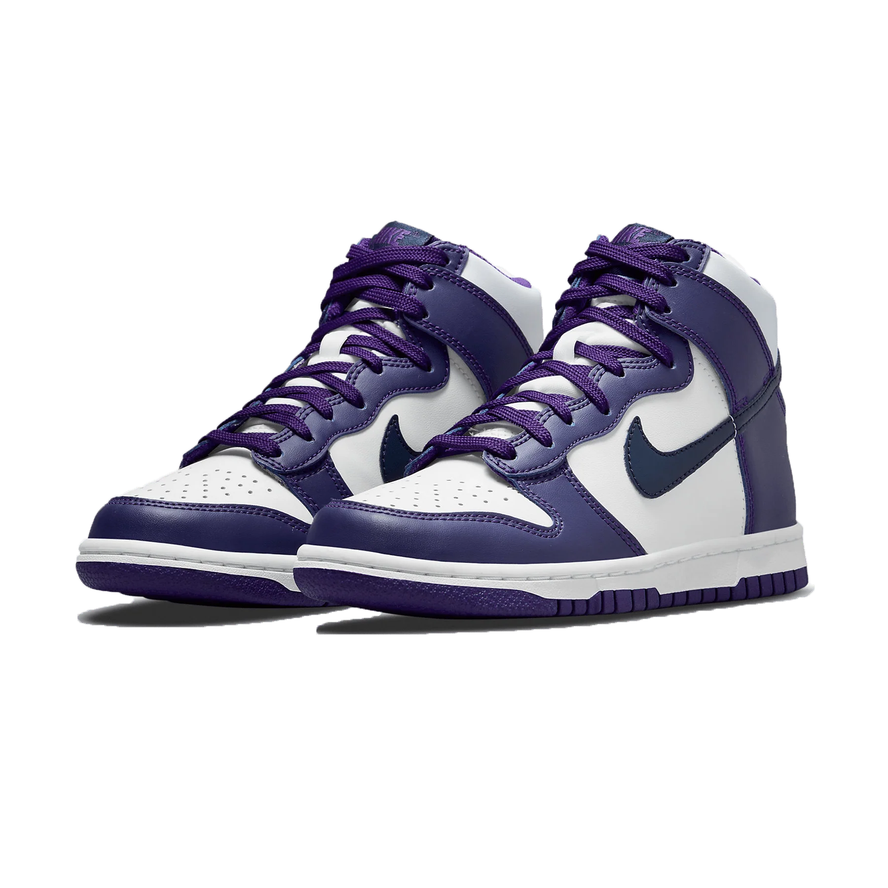 Nike Dunk High GS 'Purple Midnight Navy' - Image 2