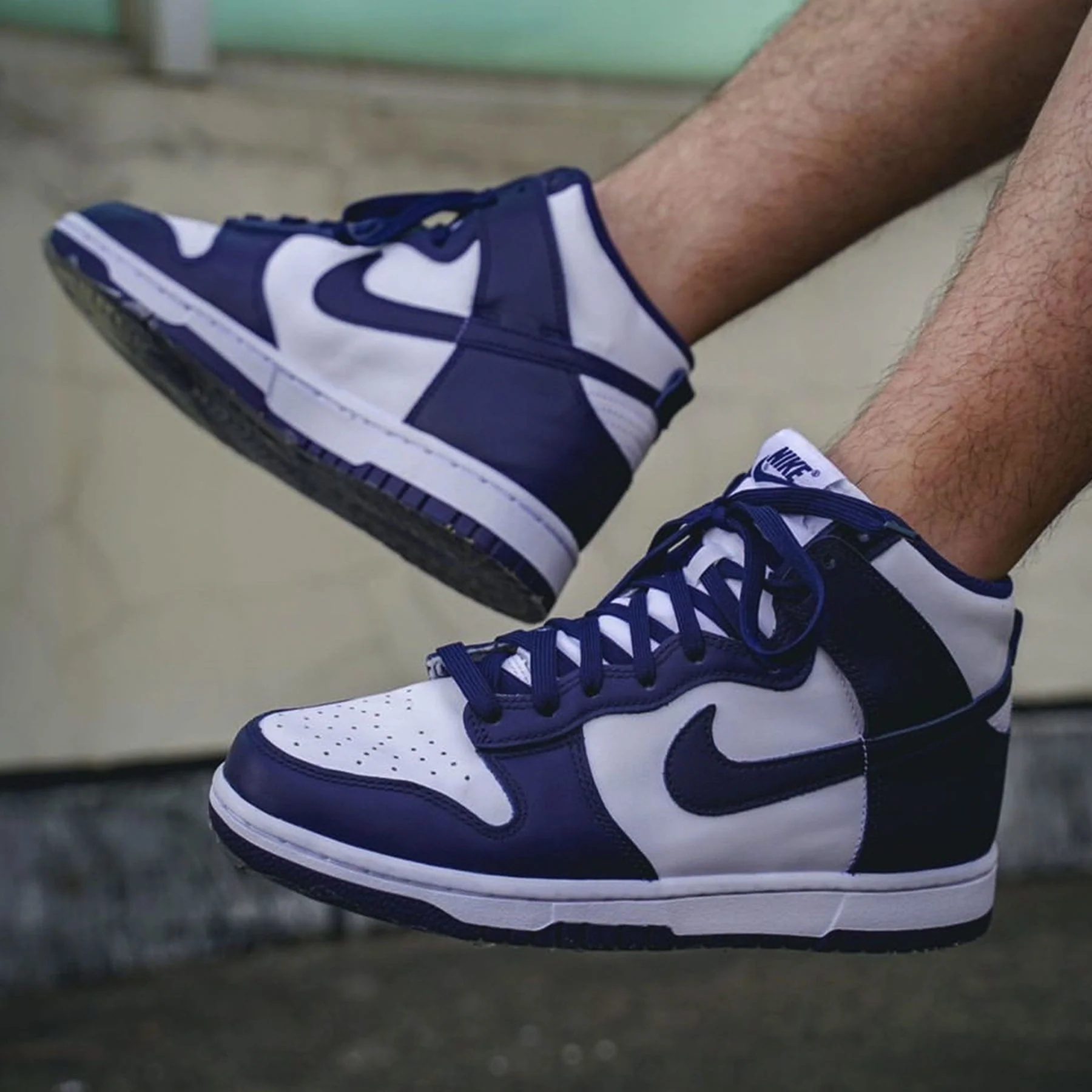 Nike Dunk High 'Midnight Navy' - Image 6