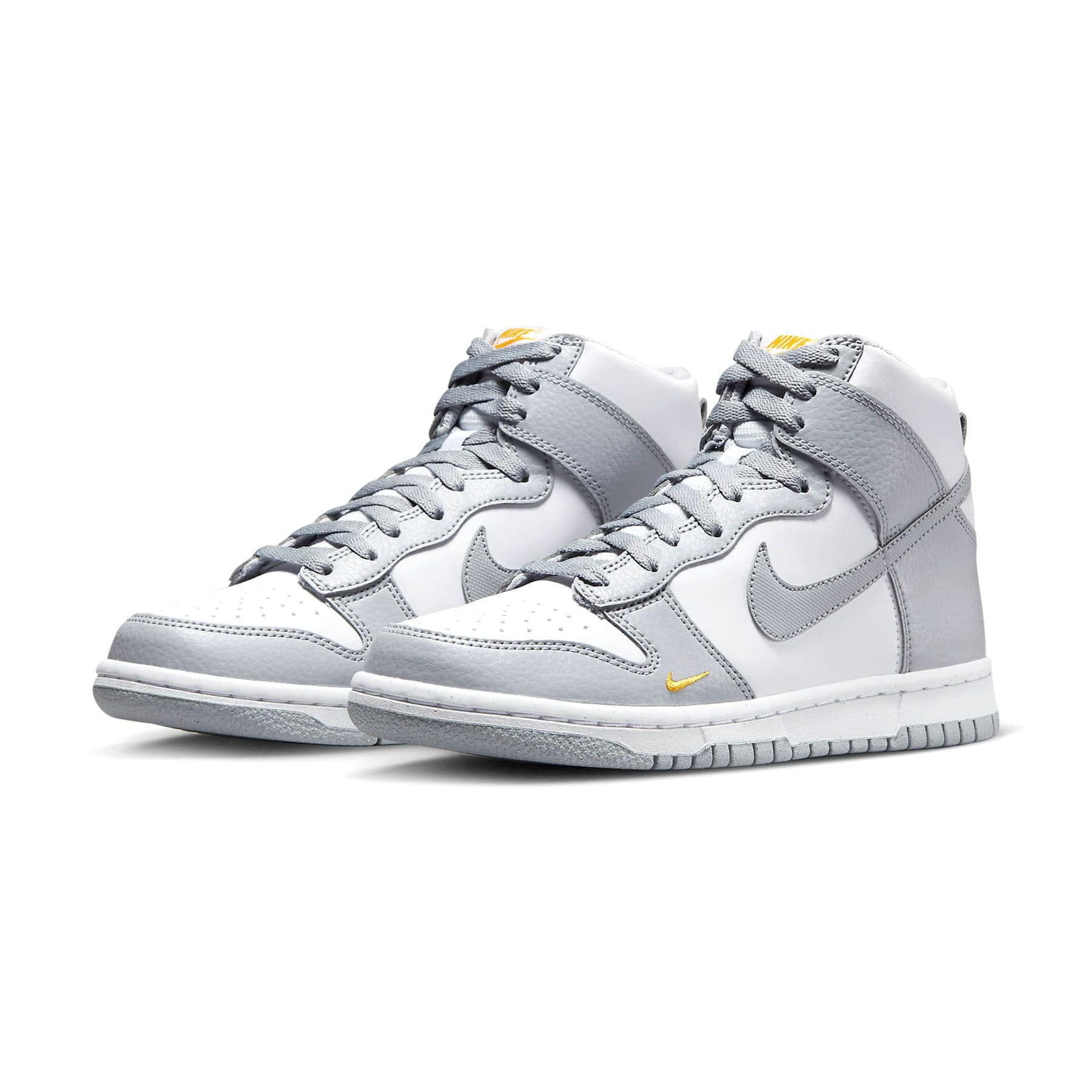 Nike Dunk High Next Nature GS 'Wolf Grey Marigold' - Image 2