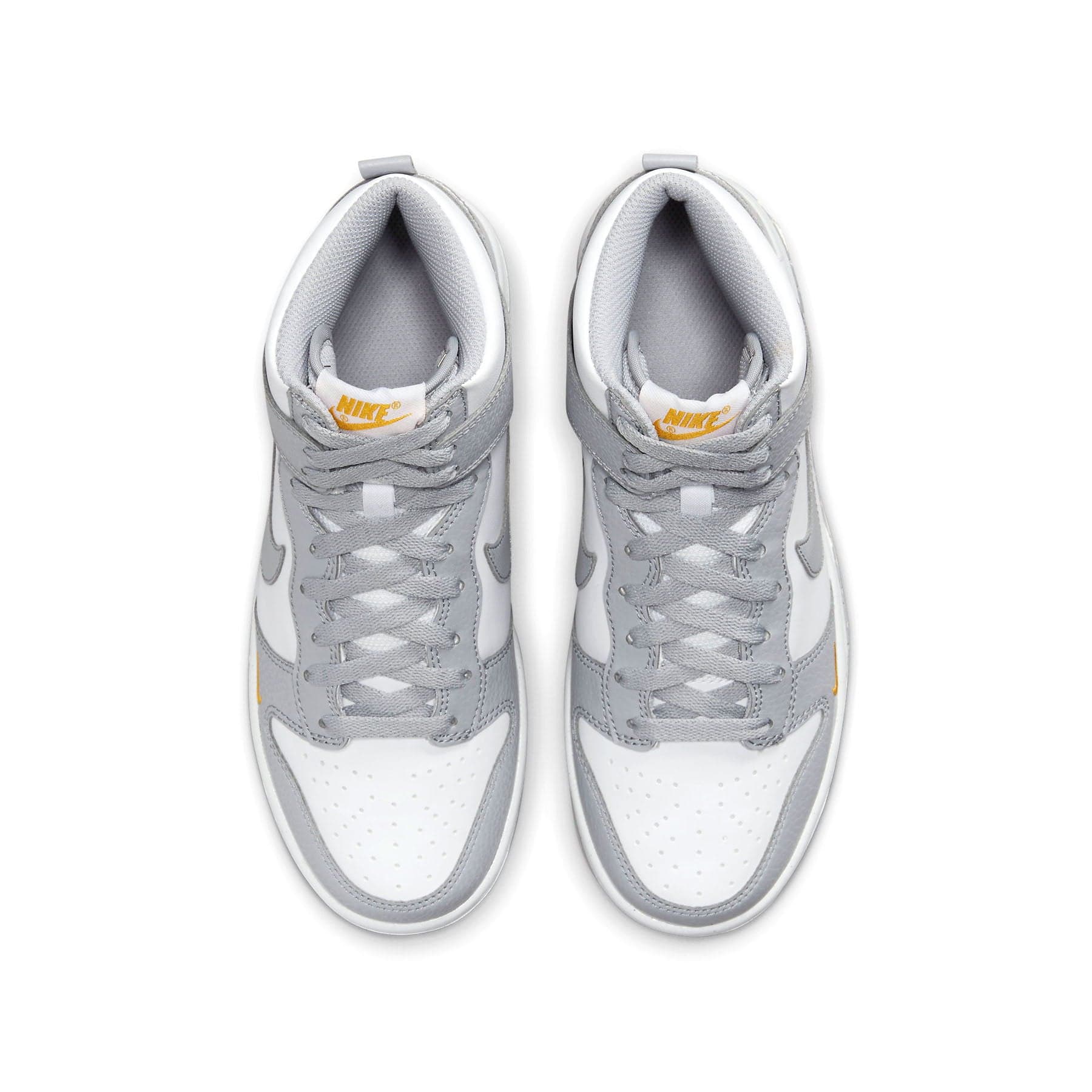Nike Dunk High Next Nature GS 'Wolf Grey Marigold' - Image 3