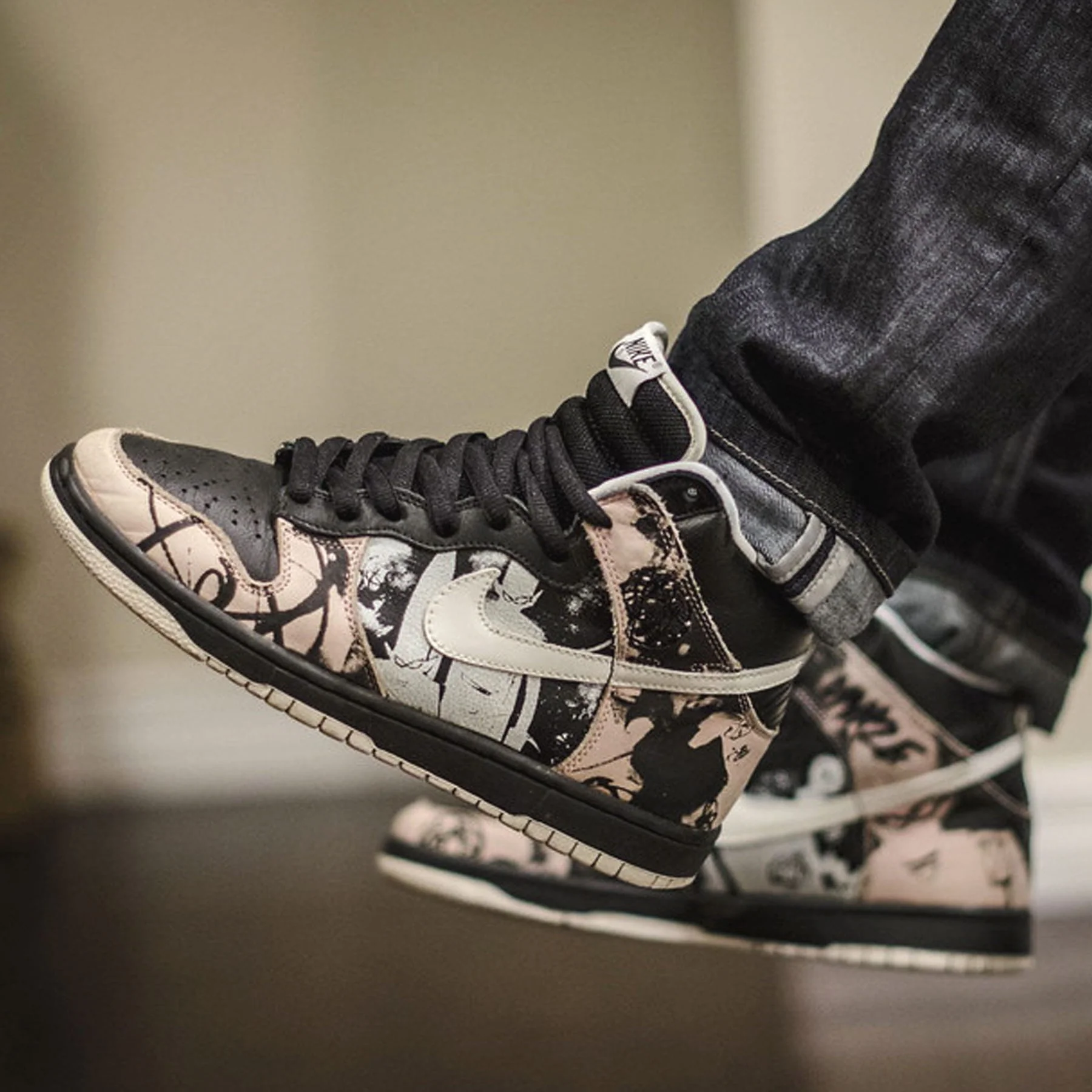 Futura x UNKLE x Nike Dunk High Pro SB 'Unkle' - Image 7