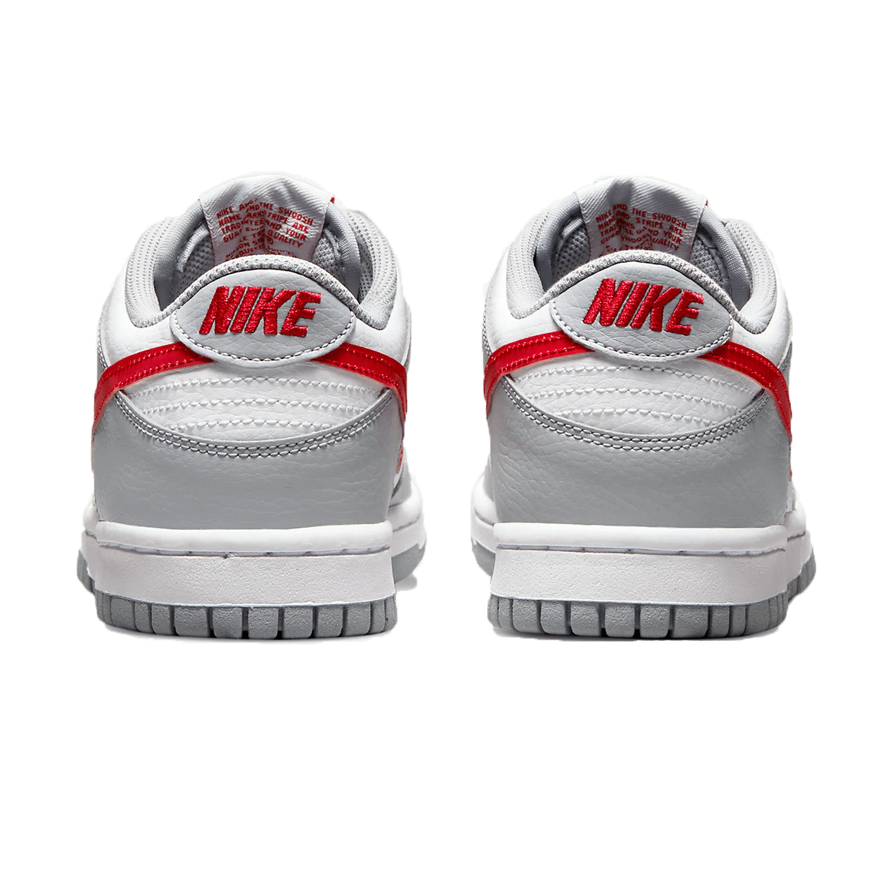 Nike Dunk Low GS 'Grey Red' - Image 3