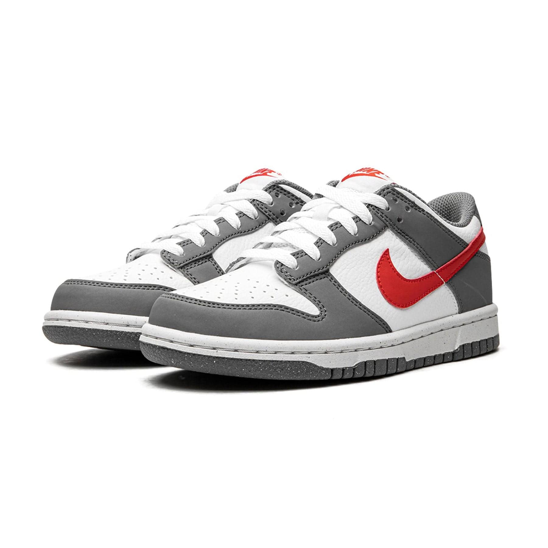 Nike Dunk Low Next Nature GS 'Smoke Grey Light Crimson' - Image 2