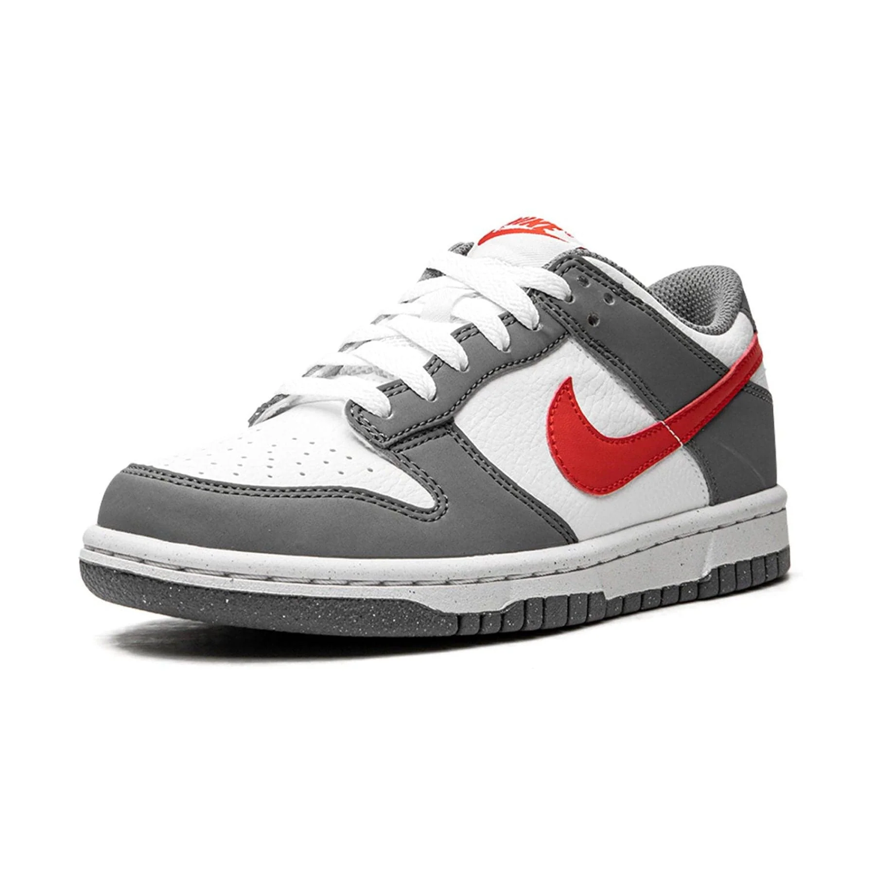 Nike Dunk Low Next Nature GS 'Smoke Grey Light Crimson' - Image 3