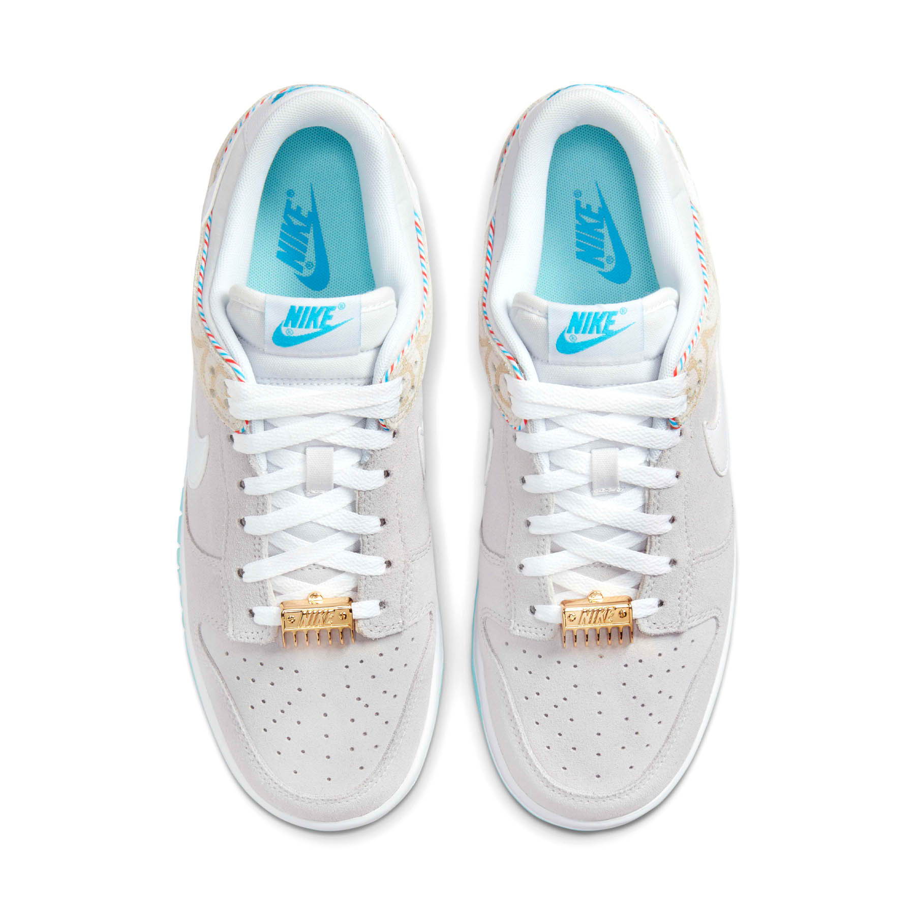 Nike Dunk Low Retro SE 'Barber Shop - Grey' - Image 2