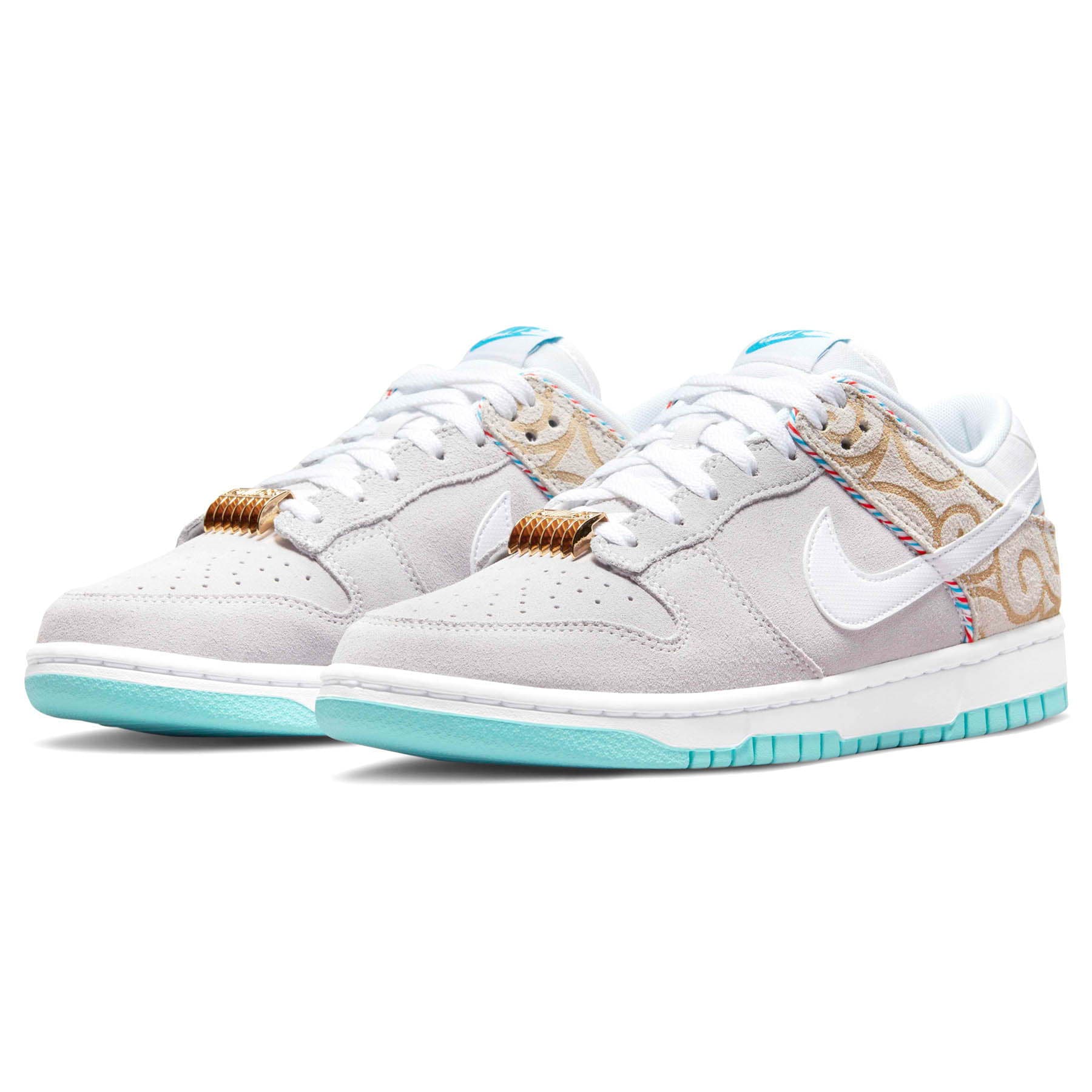 Nike Dunk Low Retro SE 'Barber Shop - Grey' - Image 3