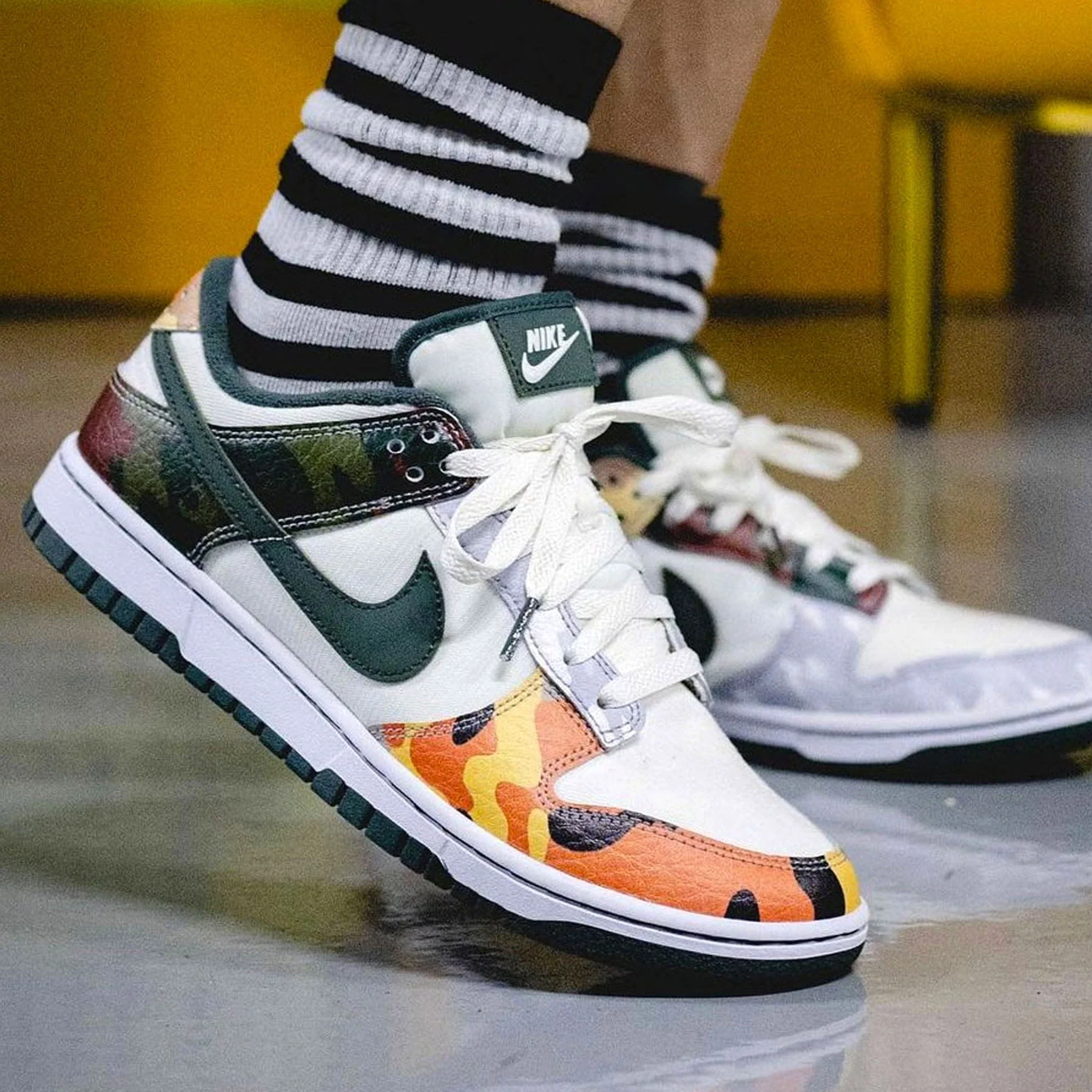 Nike Dunk Low SE 'Sail Multi-Camo' - Image 8